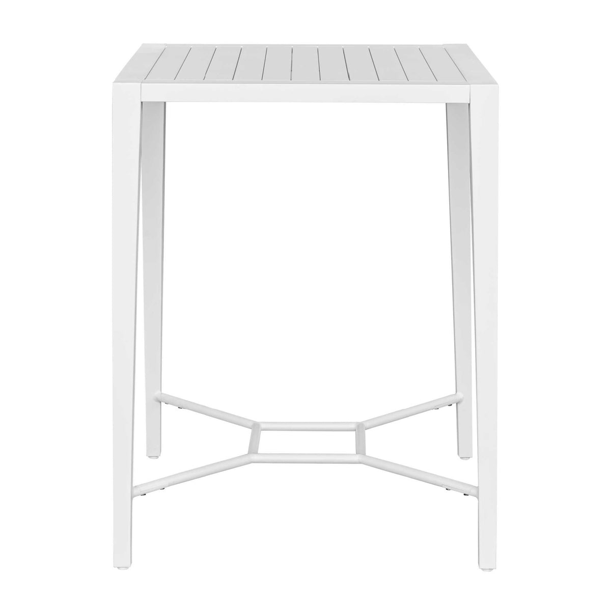 Modern European furniture - White Aluminum Indoor/Outdoor Bar Table - www.oroa.com