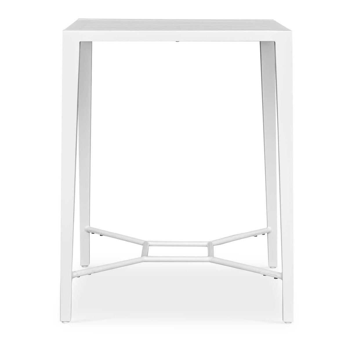 Modern European furniture - White Aluminum Indoor/Outdoor Bar Table - www.oroa.com