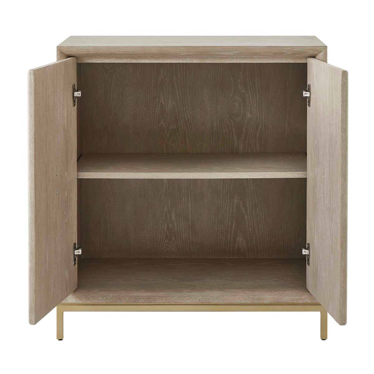 Cerused Oak 2-Door Cabinet by Uttermost Alessia, alternate view 4