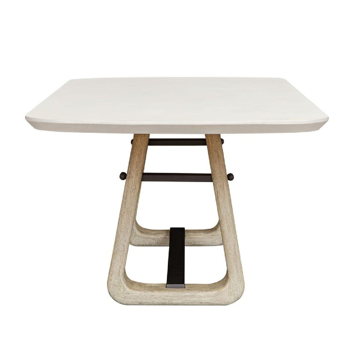 White Rectangular Indoor/Outdoor Dining Table by Uttermost Circa, alternate view 4