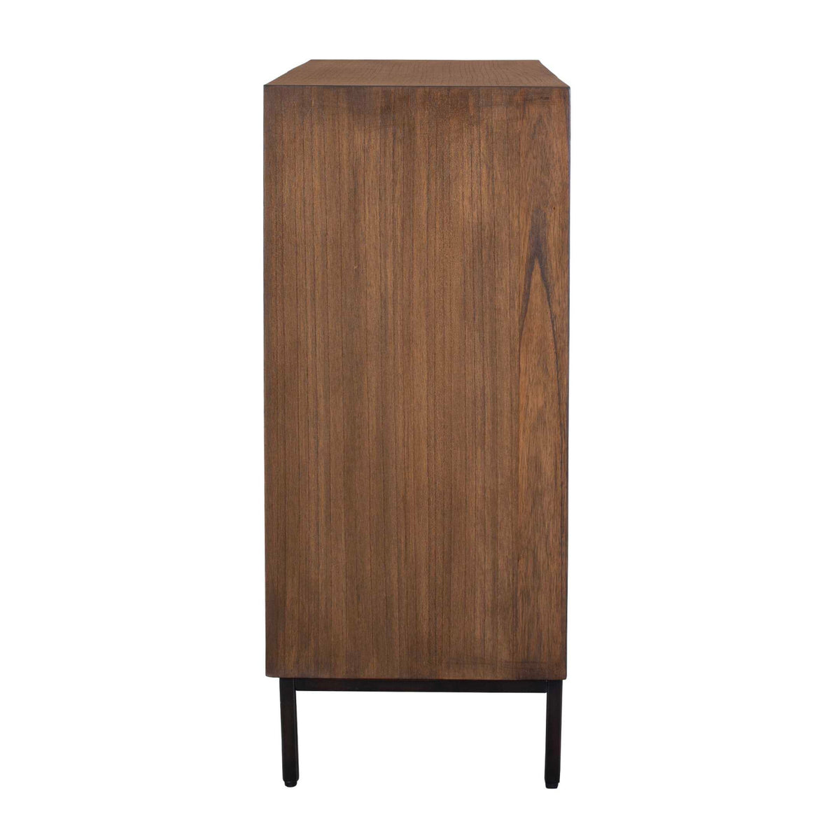 Modern European furniture - Carved Mindi Wood 2-Door Cabinet - www.oroa.com