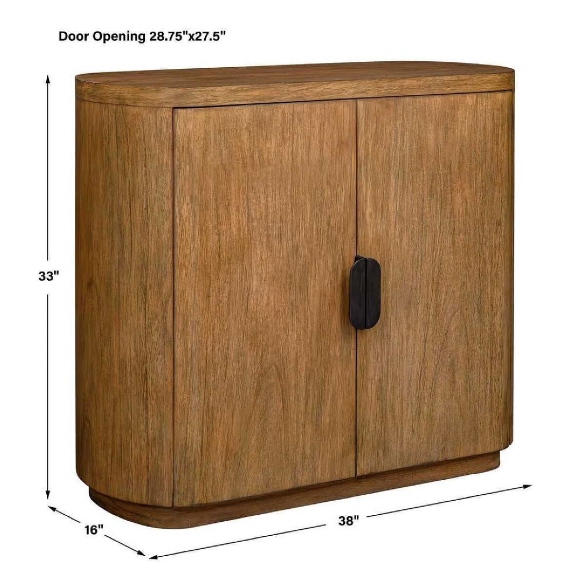 Mindi Wood 2-Door Cabinet by Uttermost Newell, alternate view 9