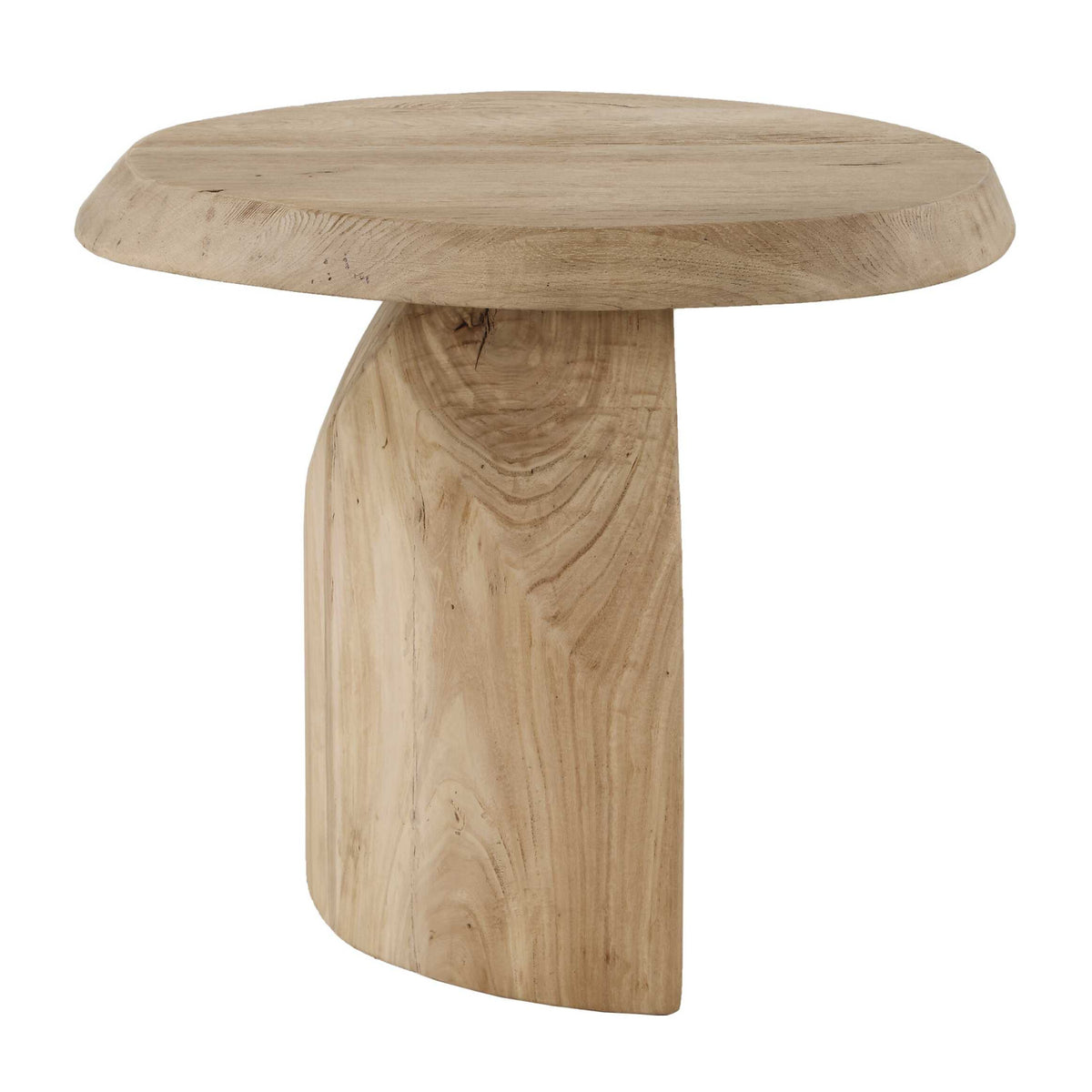 Modern European furniture - Oval Oak Side Table - www.oroa.com