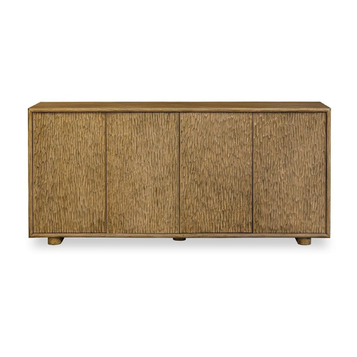 Natural Mindi Wood 4-Door Cabinet by Uttermost Stevenson
