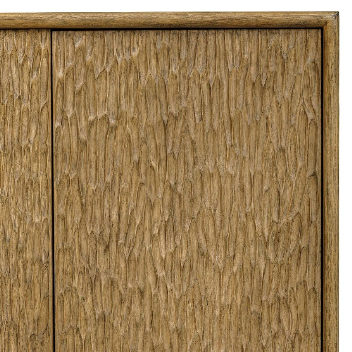 Natural Mindi Wood 4-Door Cabinet by Uttermost Stevenson, alternate view 8