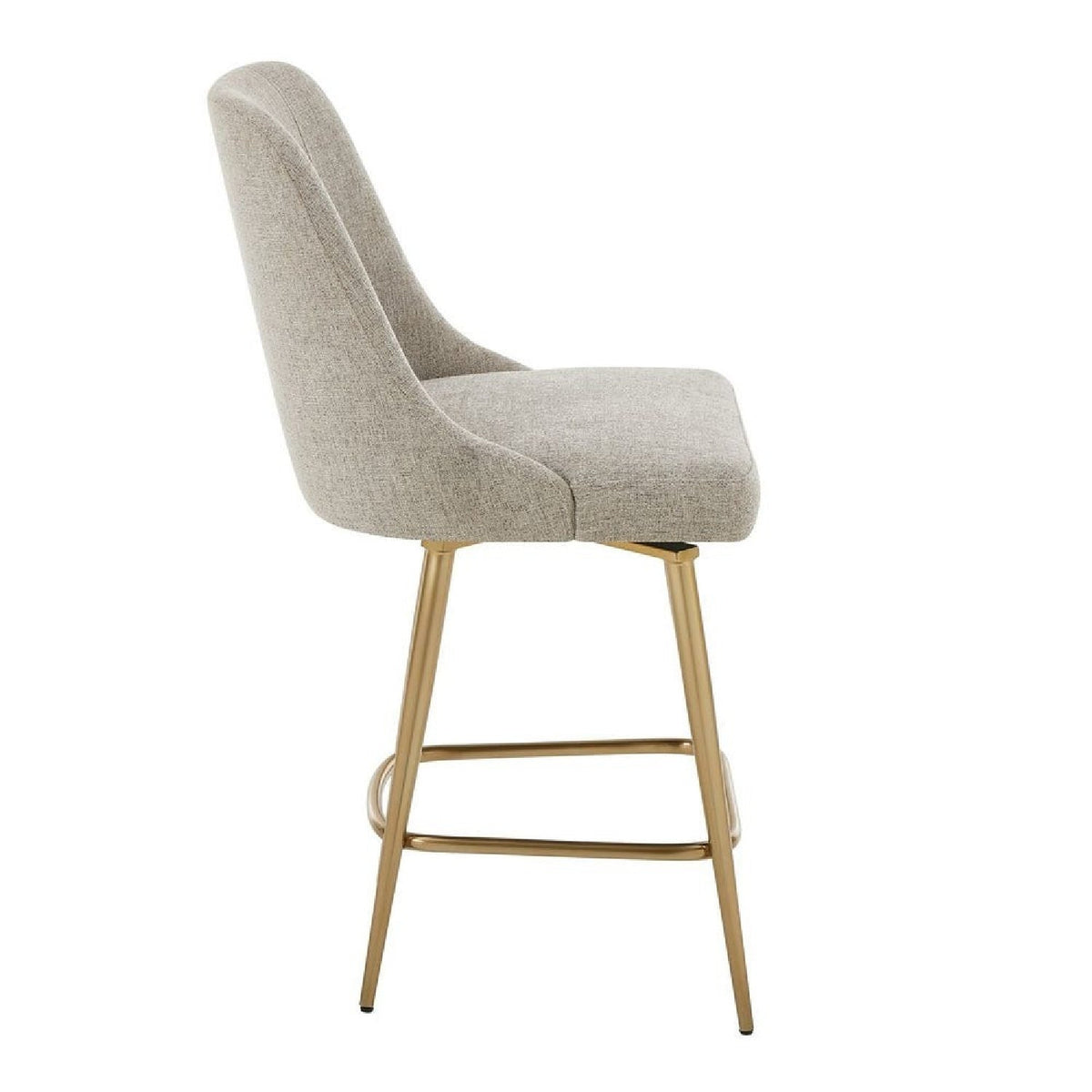 Taupe Fabric Counter Stool by Uttermost Bramwell, alternate view 4