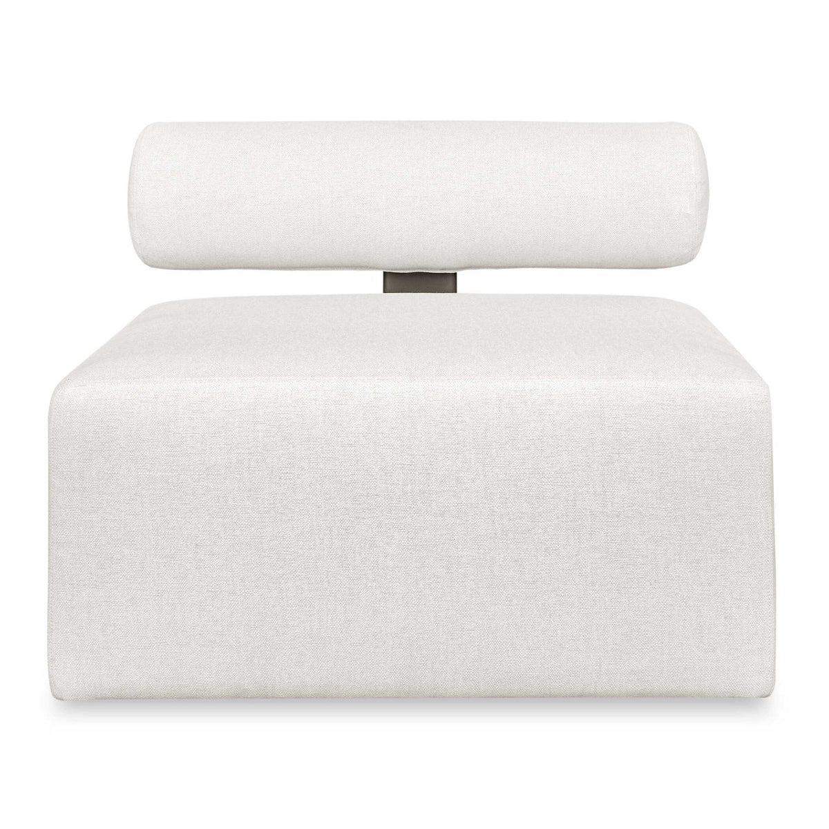 White Fabric Outdoor Sofa by Uttermost Bolster