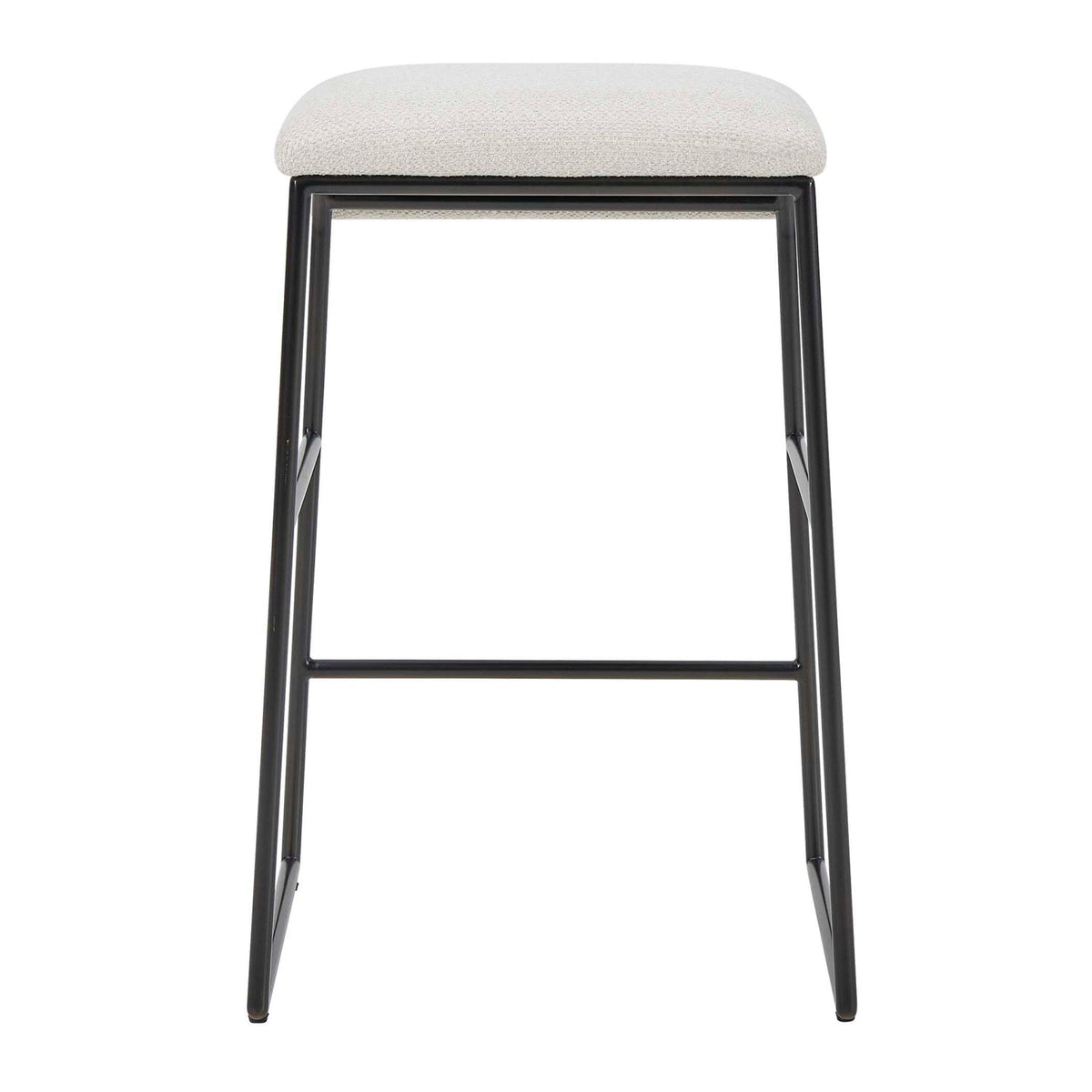 Cream Fabric Seat Counter Stool by Uttermost Arcane, alternate view 6