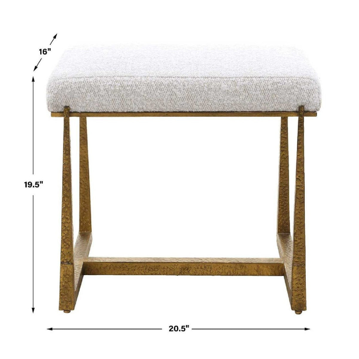 Modern European furniture - Iron Framed Bench S - www.oroa.com
