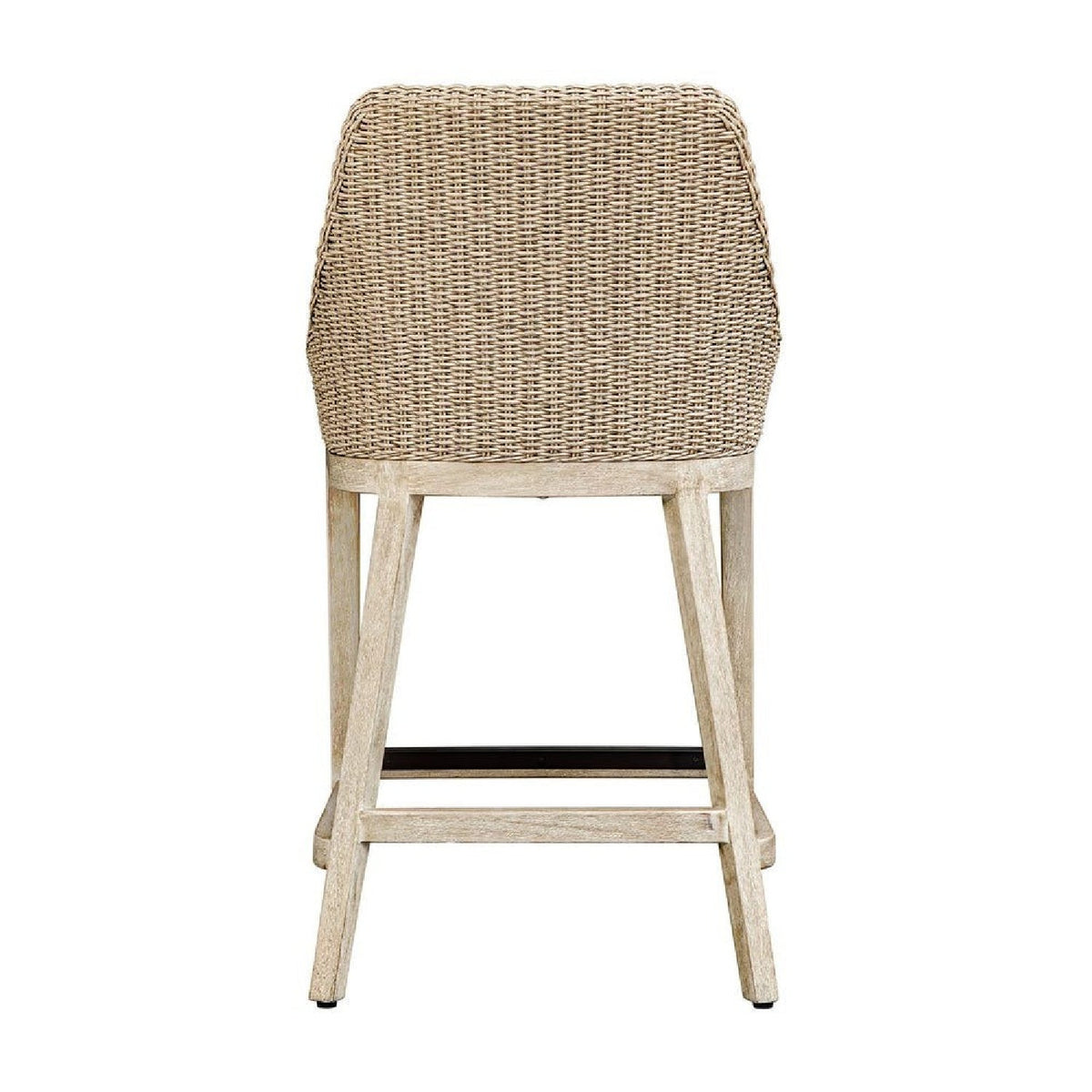 Beige Wicker Outdoor Counter Stool by Uttermost Paloma, alternate view 5
