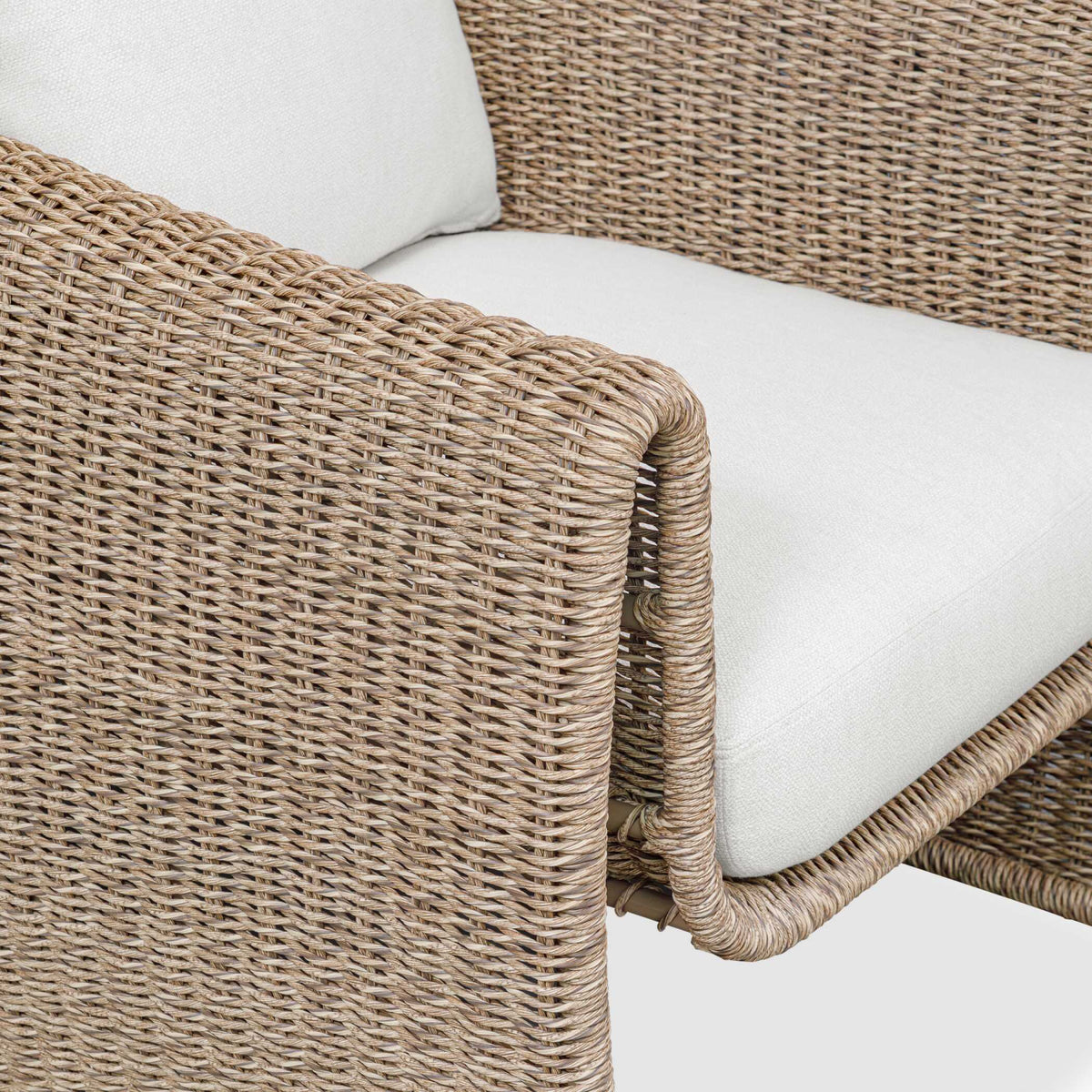 Woven Wicker Outdoor Lounge Chair | Uttermost Tropic