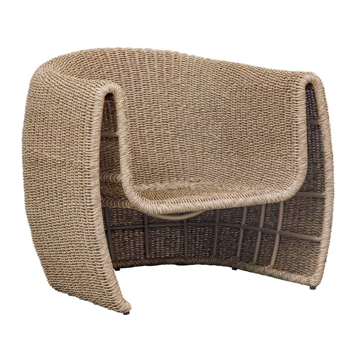 Woven Wicker Outdoor Lounge Chair | Uttermost Tropic