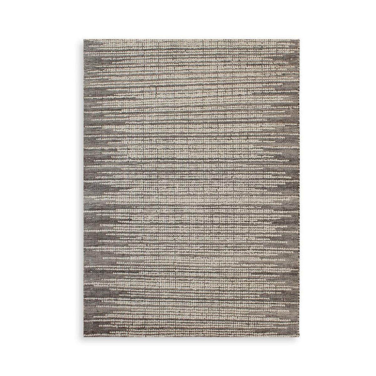 Modern European furniture - Handwoven Gray Wool Rug - www.oroa.com