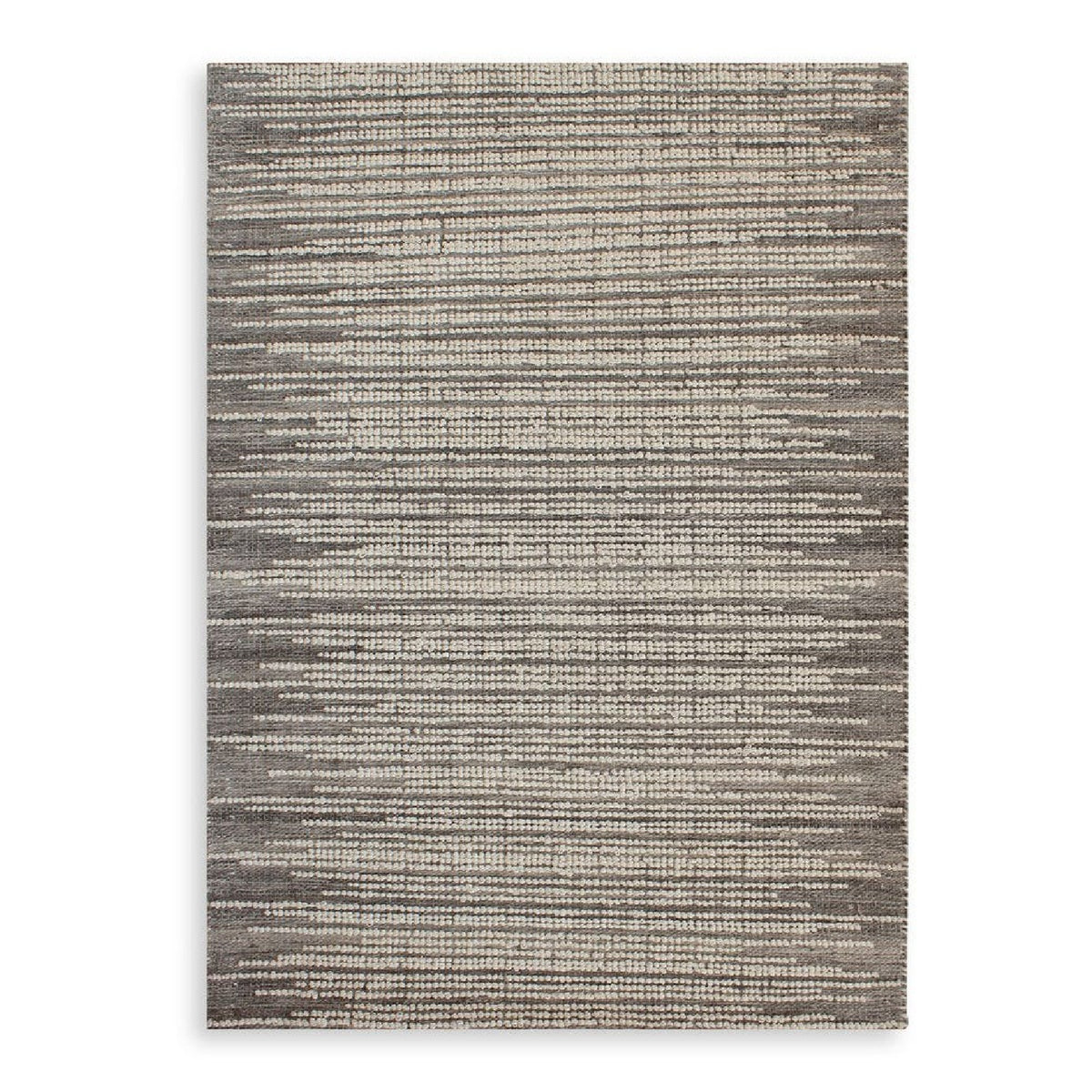 Modern European furniture - Handwoven Gray Wool Rug - www.oroa.com