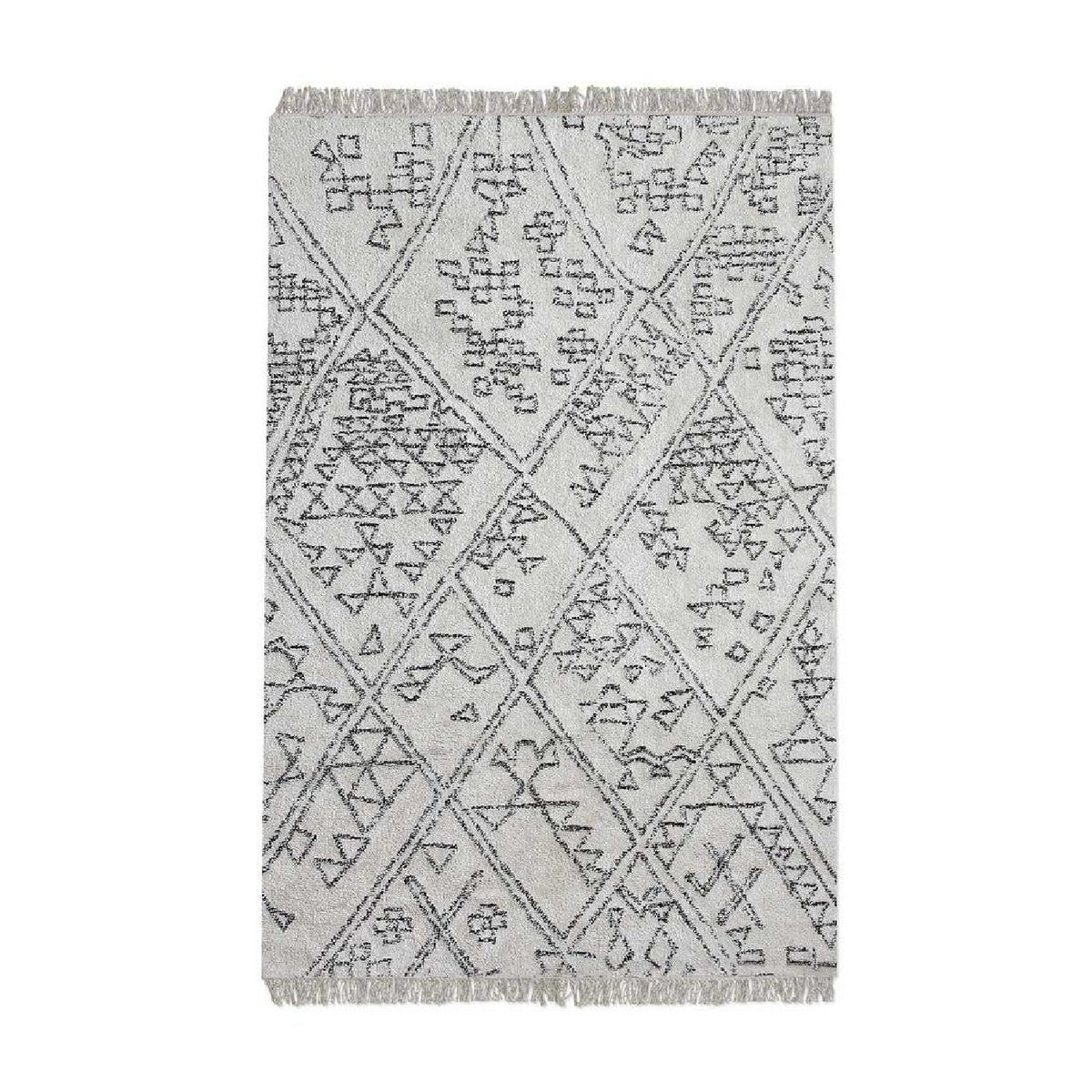 Cream Cotton Patterned Rug | Uttermost Campo -www.oroa.com