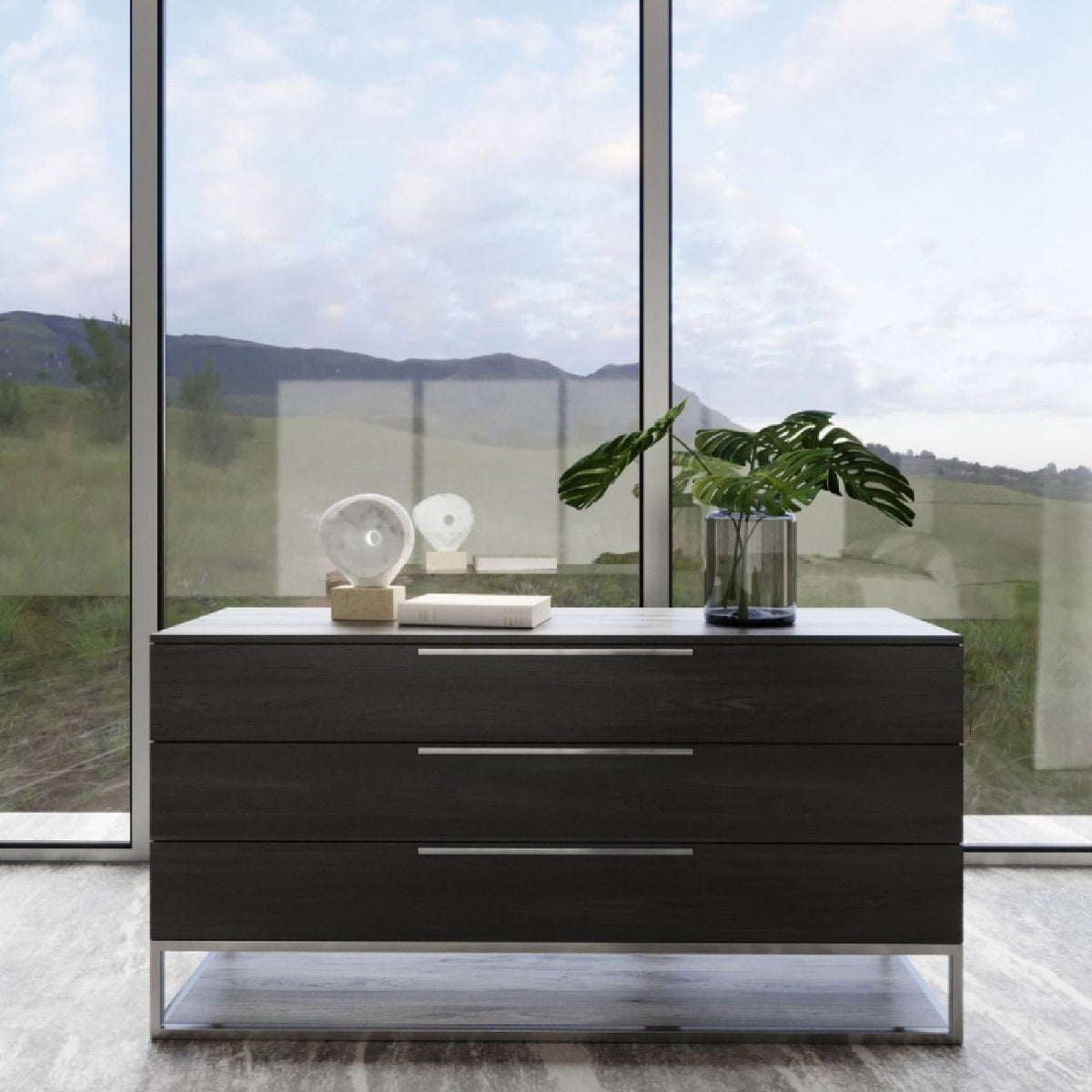 Wooden 3-Drawer Dresser | OROA Modern Heloise
