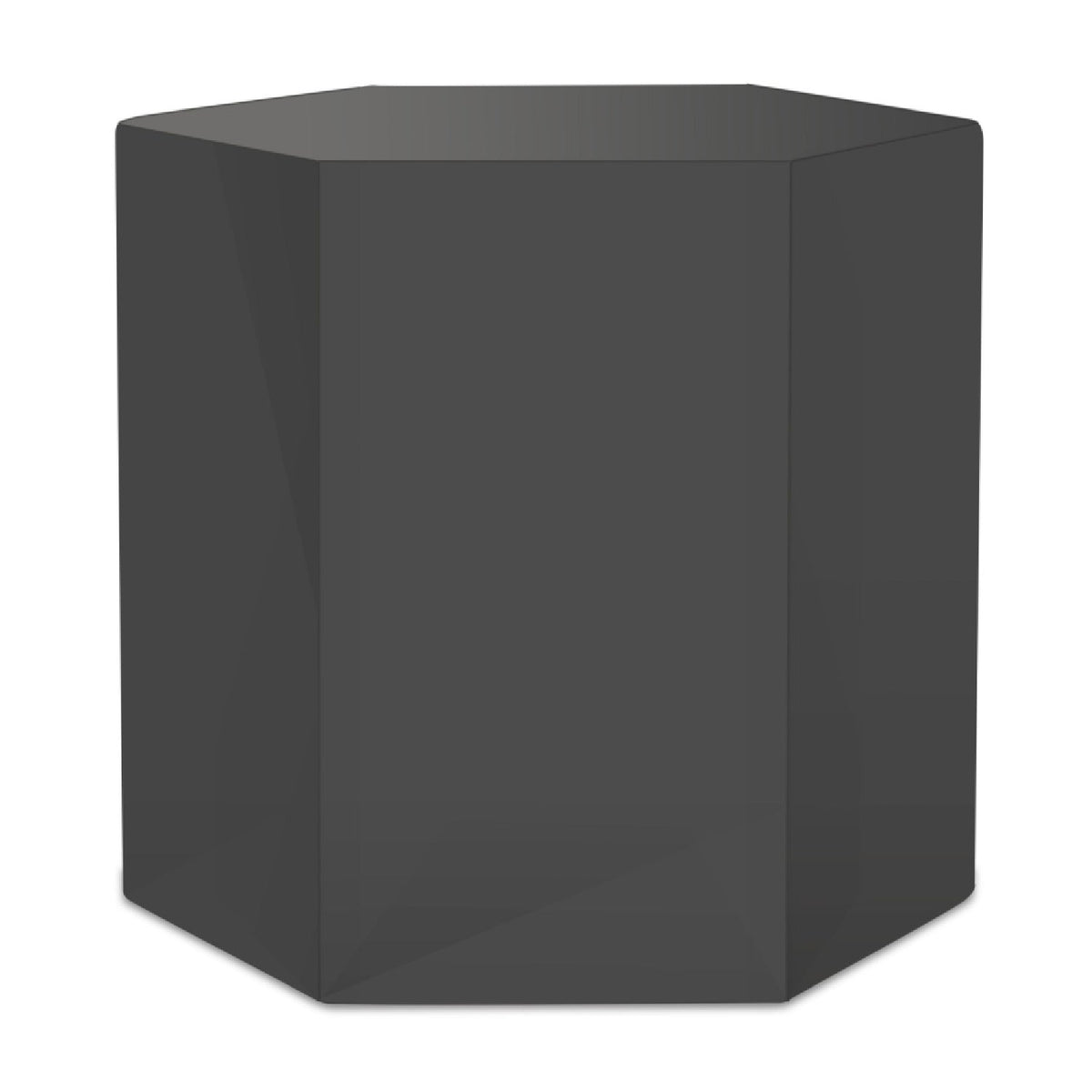 Hexagonal Gray End Table M | OROA Modern Newmont