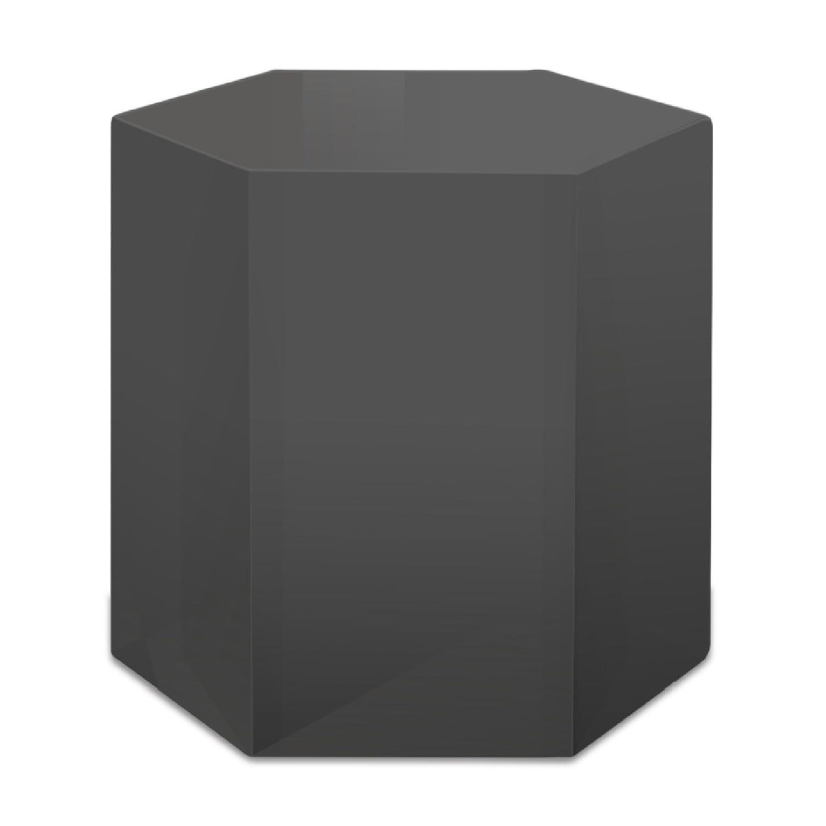 Hexagonal Gray End Table M | OROA Modern Newmont