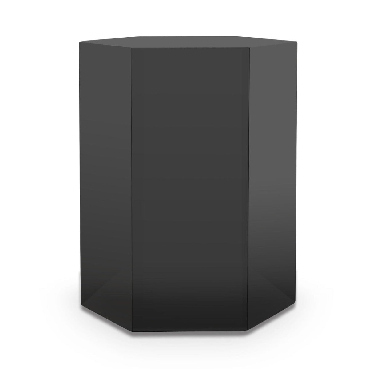 Hexagonal Gray End Table L | OROA Modern Newmont