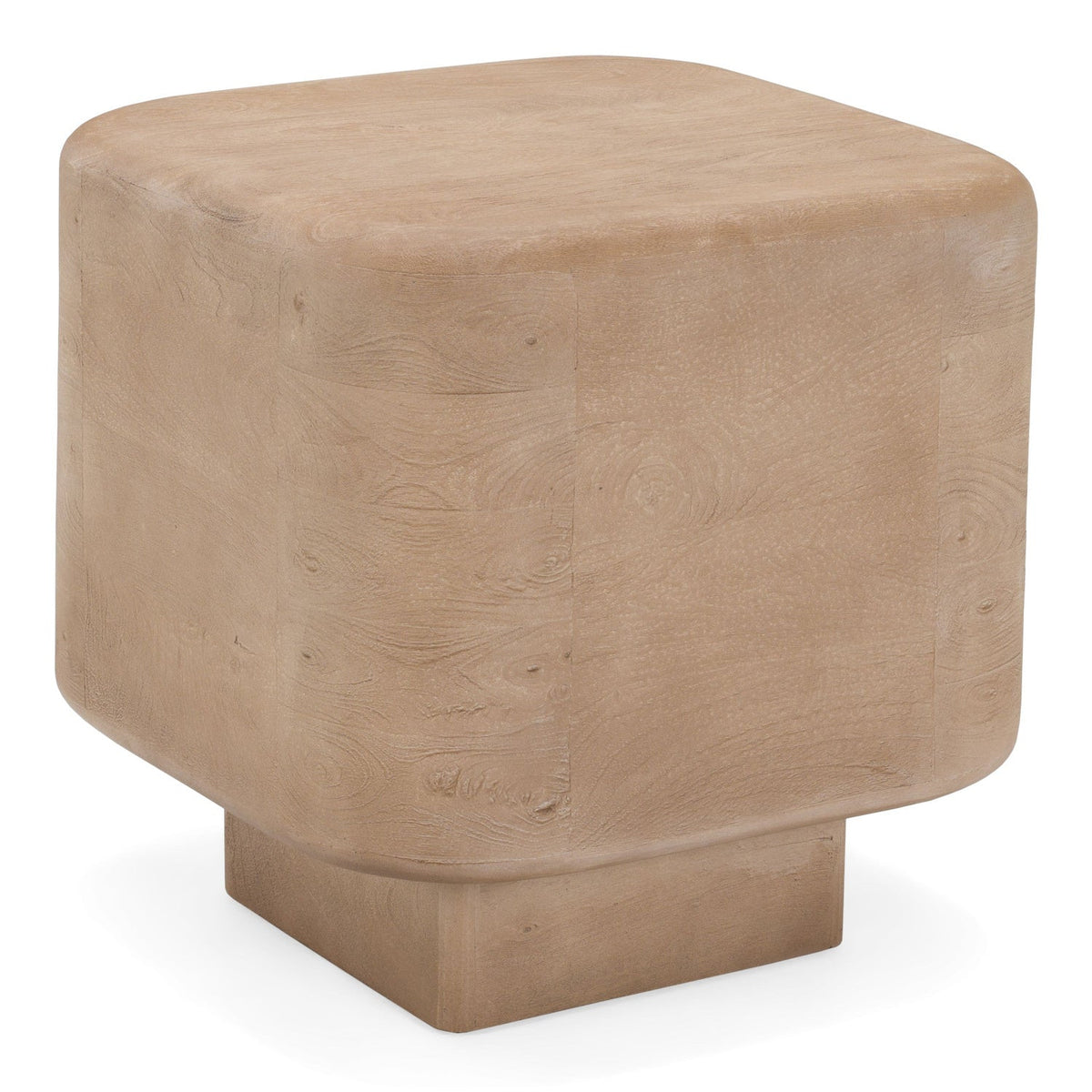 Modern European furniture - Solid Mango Wood End Table - www.oroa.com