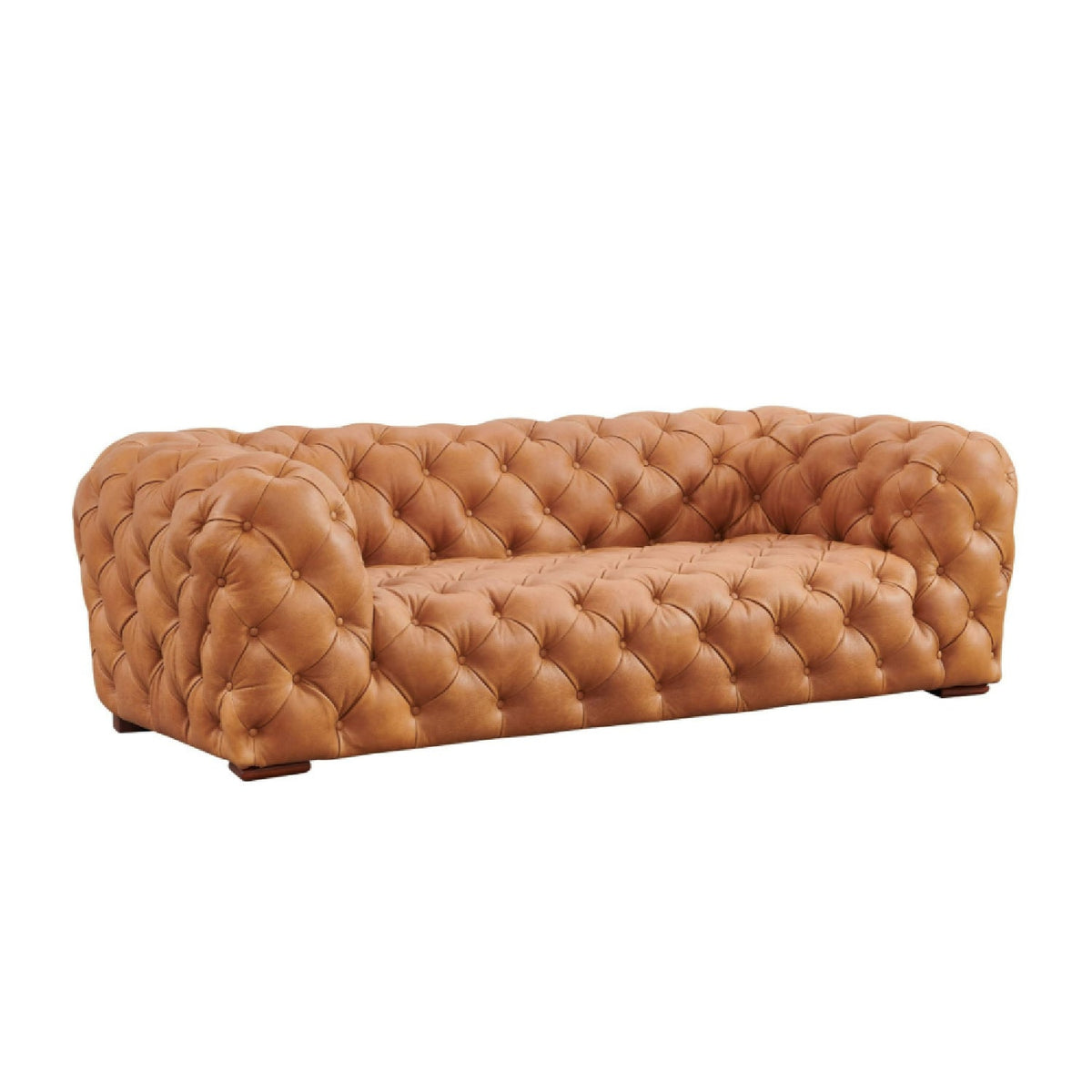 Tufted Italian Leather Sofa | OROA Modern Dexter