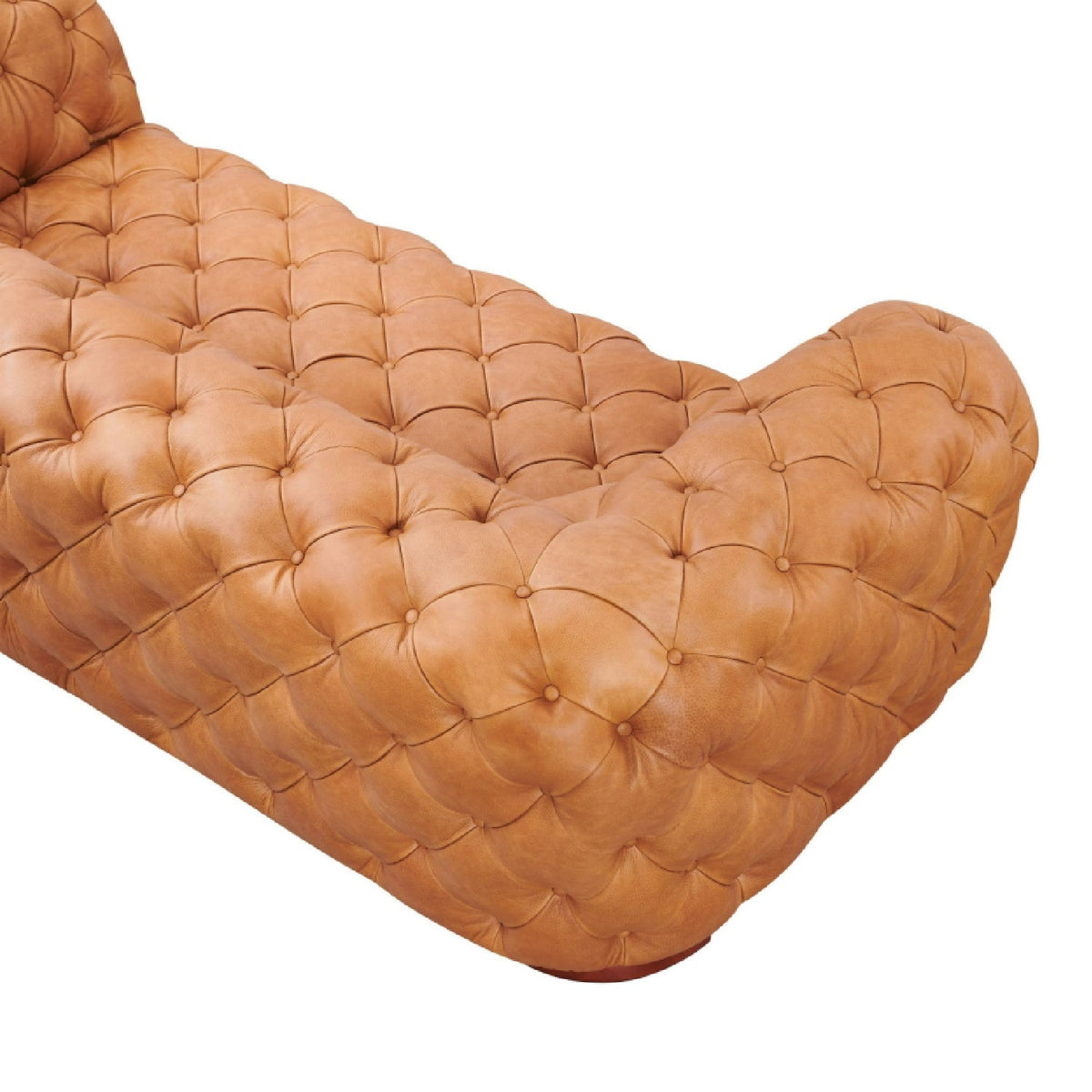 Tufted Italian Leather Sofa | OROA Modern Dexter