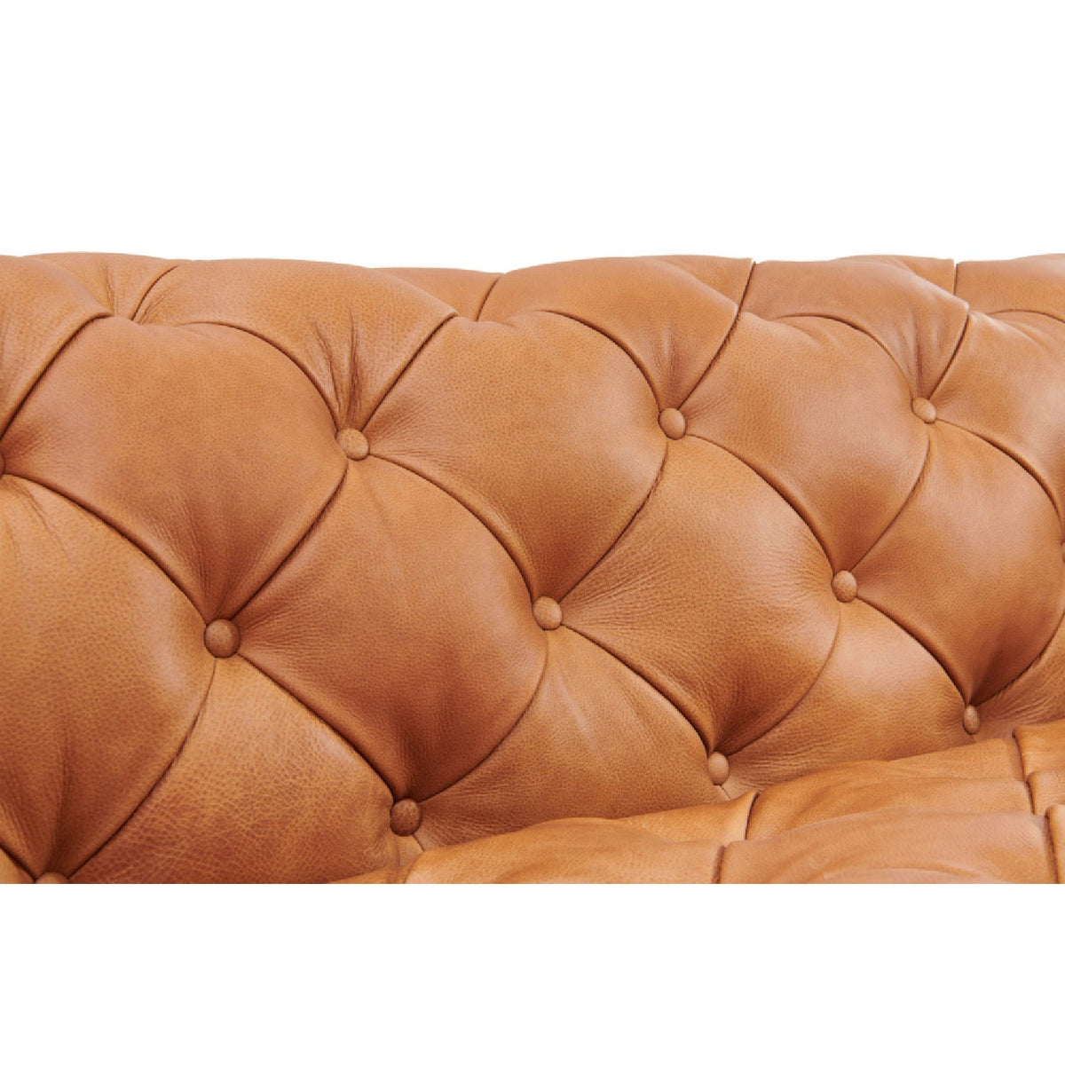 Tufted Italian Leather Sofa | OROA Modern Dexter