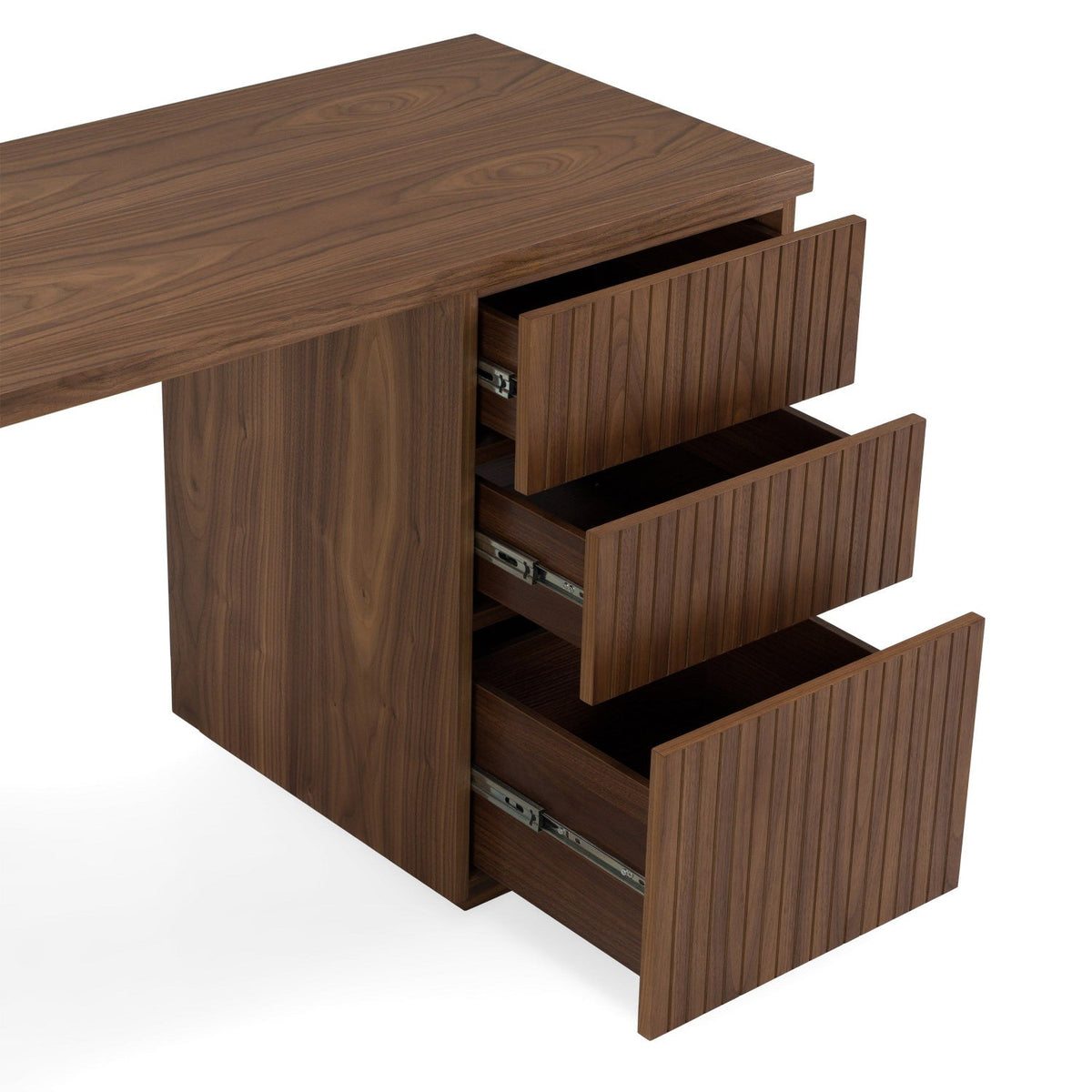Wooden 3-Drawer Desk | Oroa Modern Albrite | Oroa.com