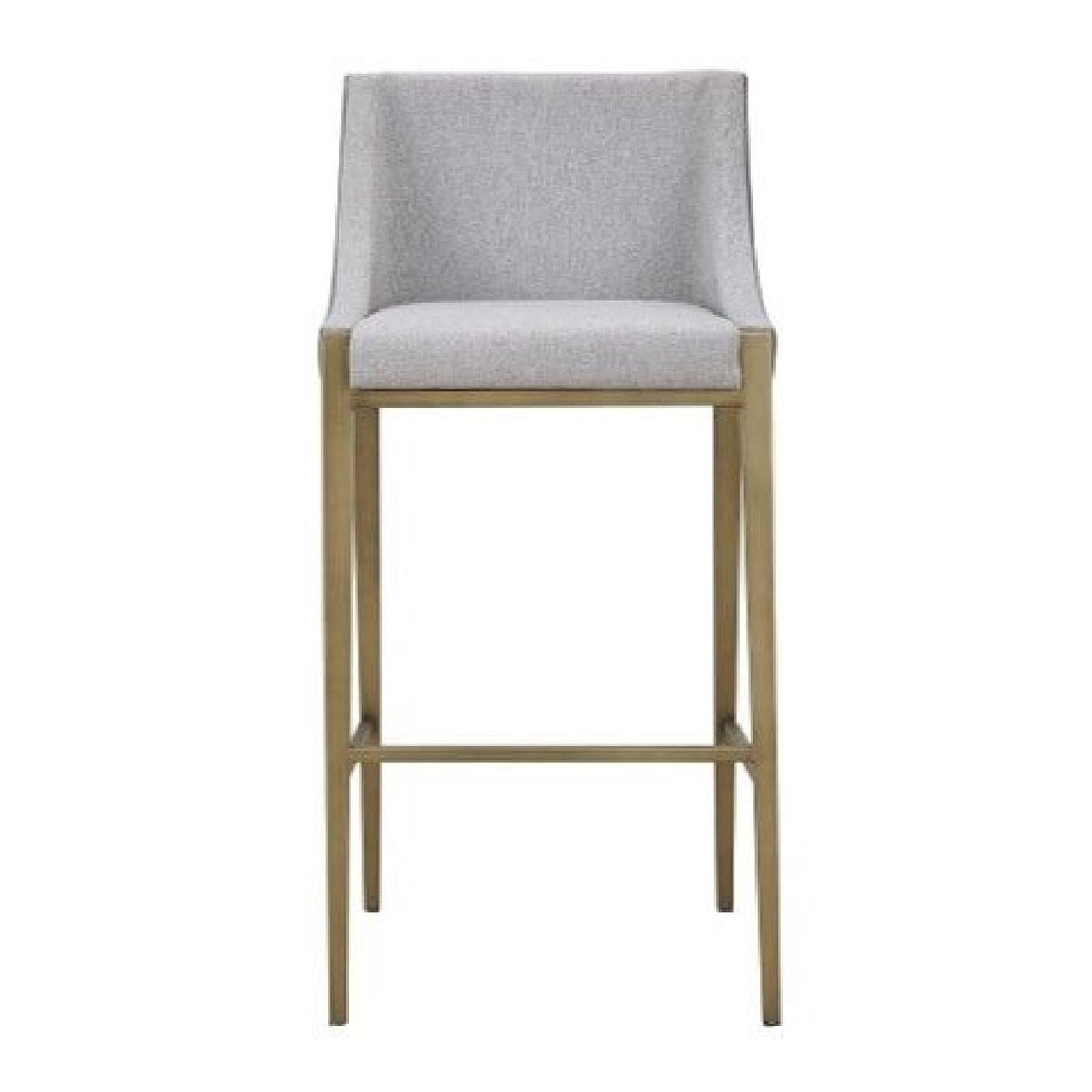 Gray Fabric Bar Stool | OROA Modern Fairview | Oroa.com