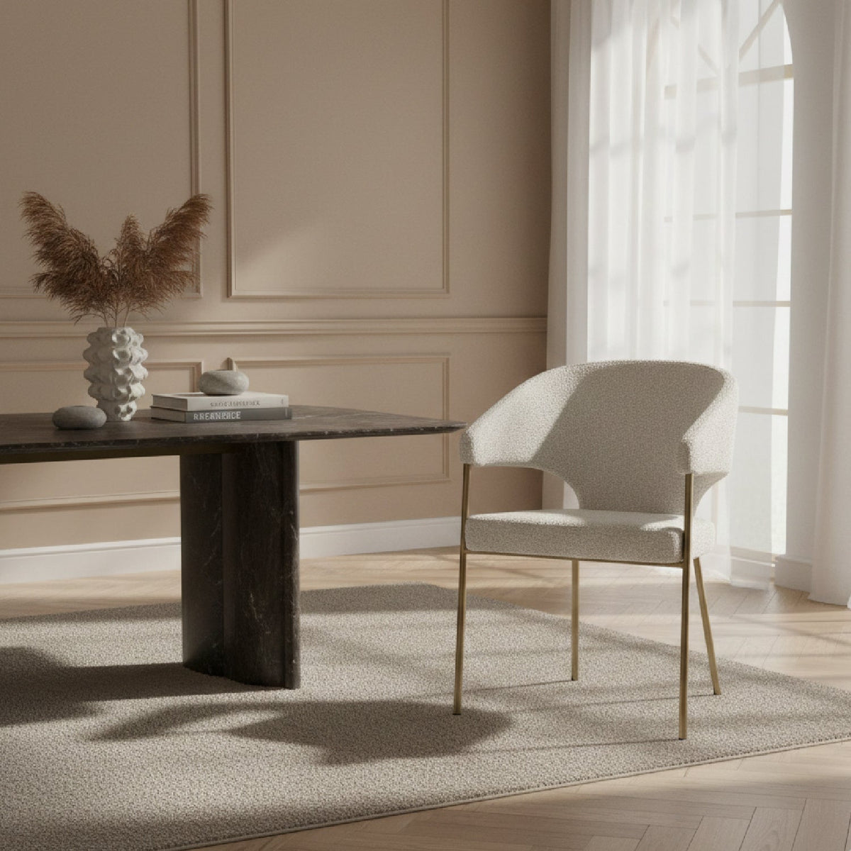 Light Gray Dining Chair | OROA Modern Claudine