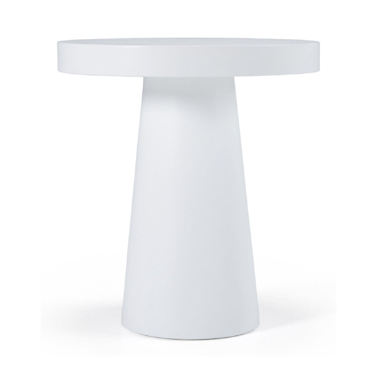 Concrete Pedestal End Table | OROA Modern Desoto