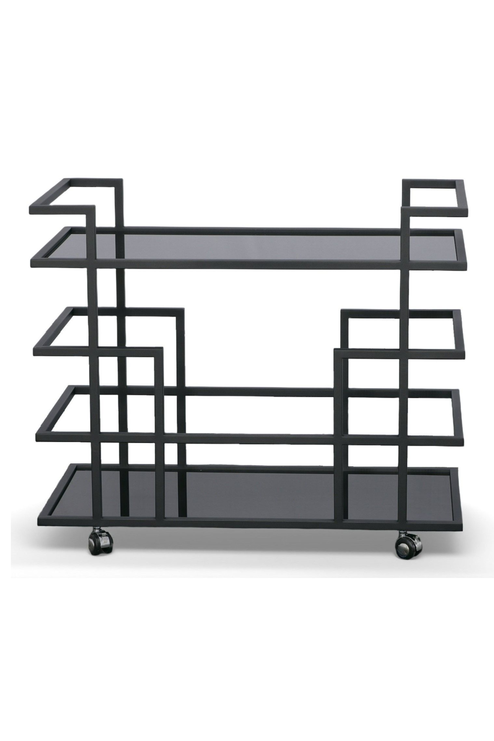 Black Stainless Steel Wine Rack | OROA Modern Deakin