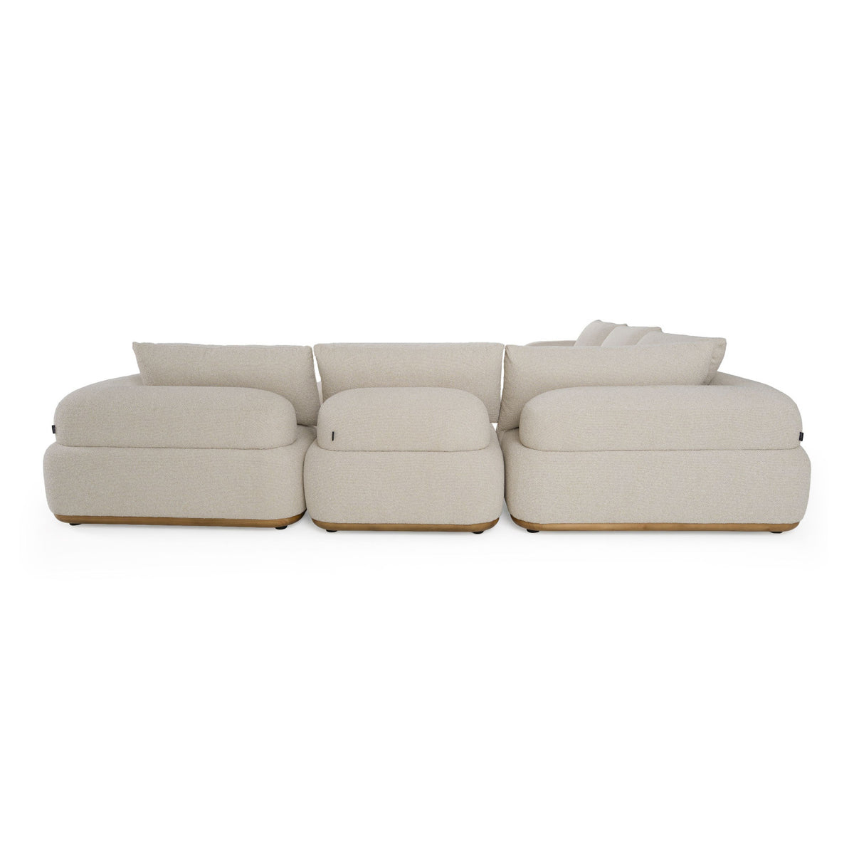 Off-White Contemporary Sectional Sofa | OROA Modern Evans
