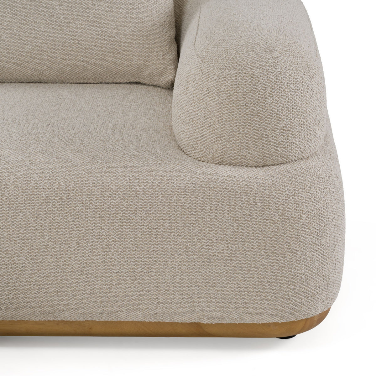 Off-White Contemporary Sectional Sofa | OROA Modern Evans