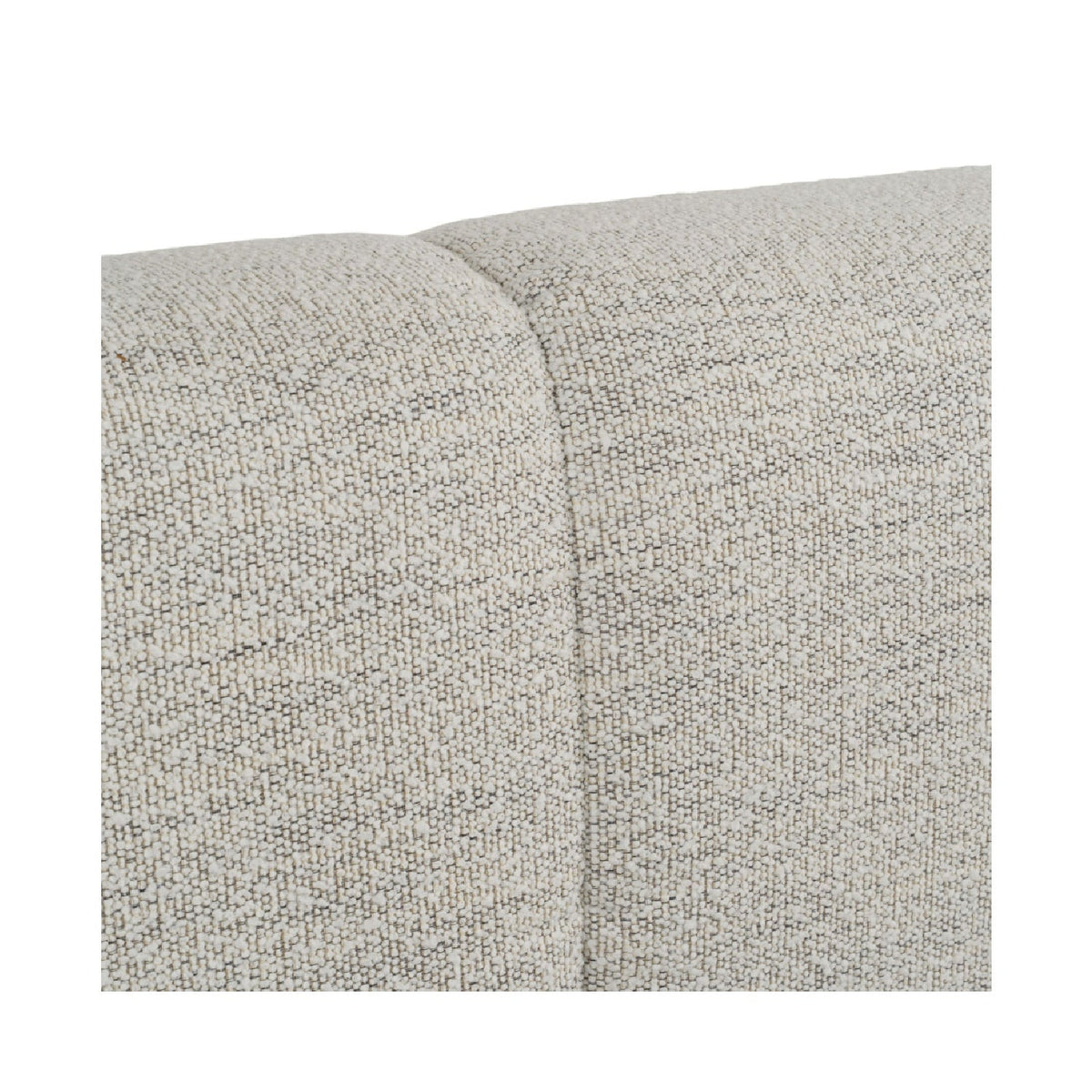 Channel-Tufted Cream Bed | OROA Modern Lamont