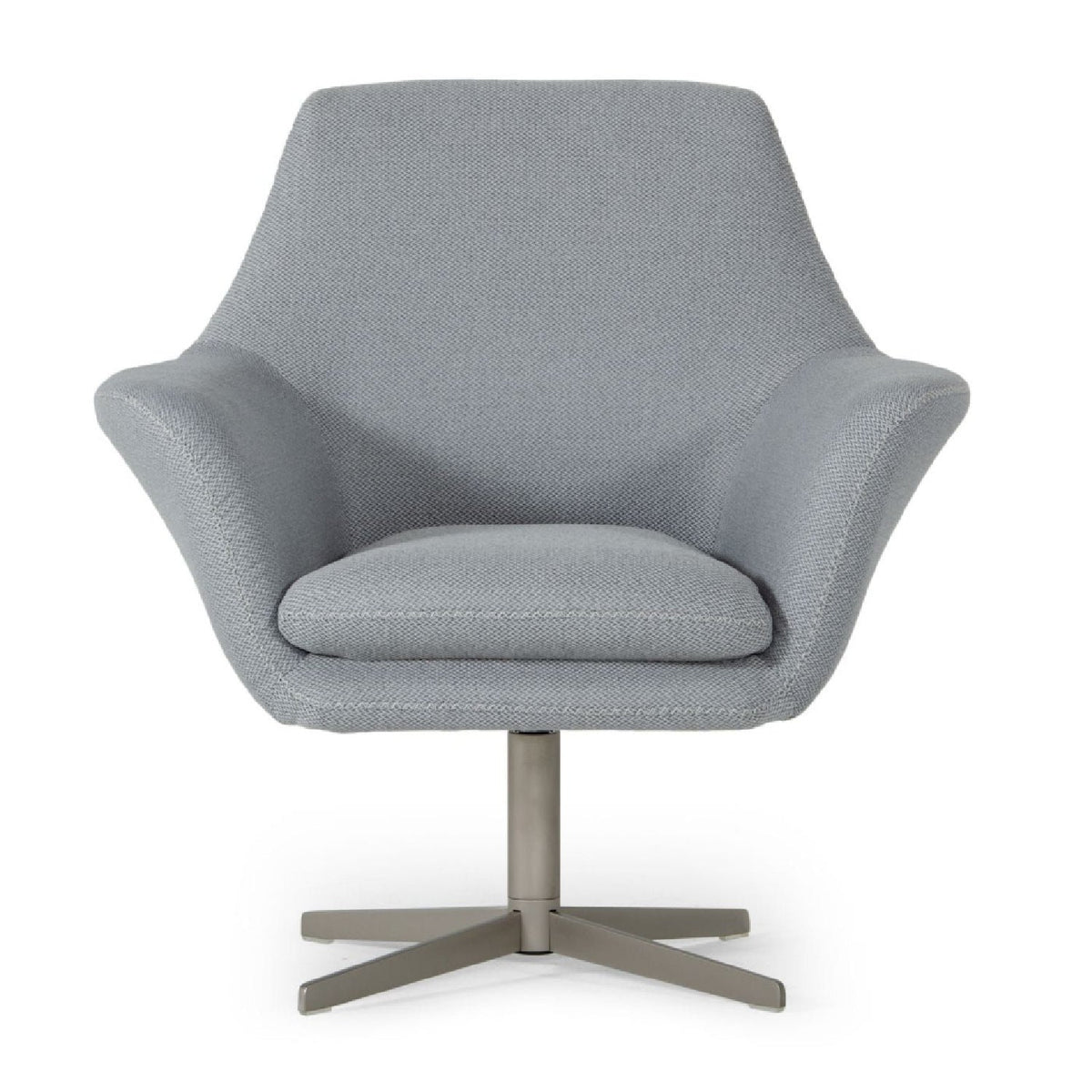 Wing-Armed Swivel Lounge Chair | OROA Modern Elvin