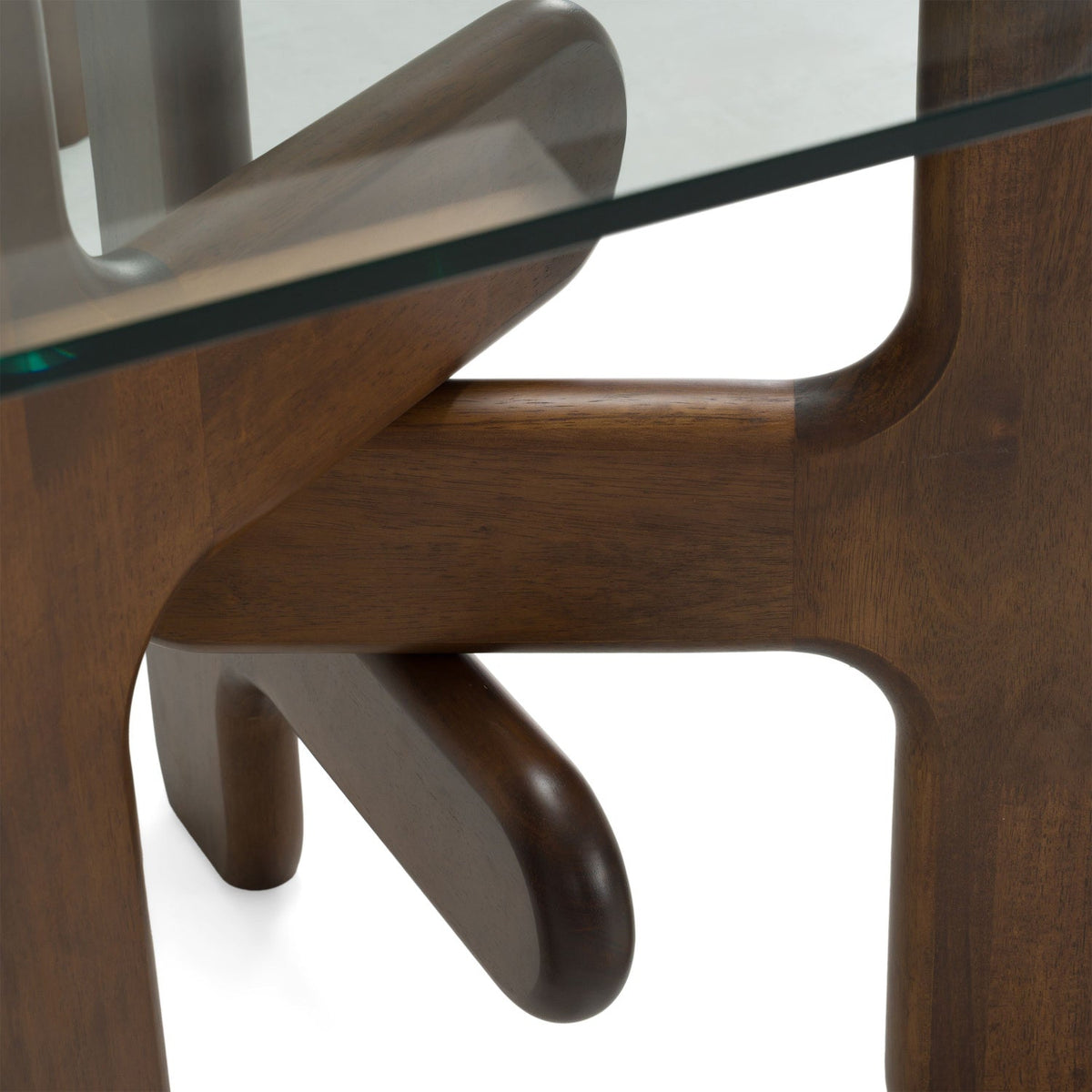 Modern European furniture - Clear Glass Dining Table - www.oroa.com