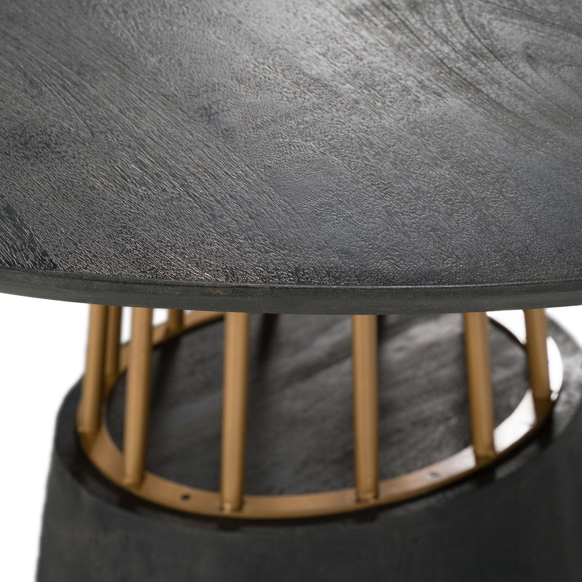 Black Mango Wood Dining Table | OROA Modern Cotopaxi