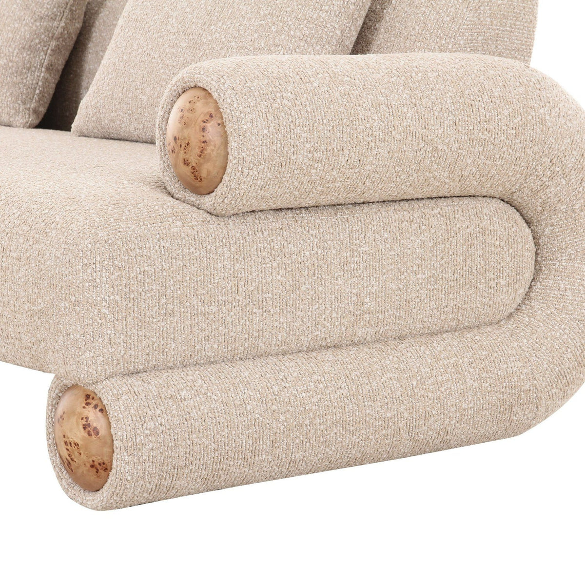 Beige Fabric Modern Sofa | OROA Modern Odette | Oroa.com