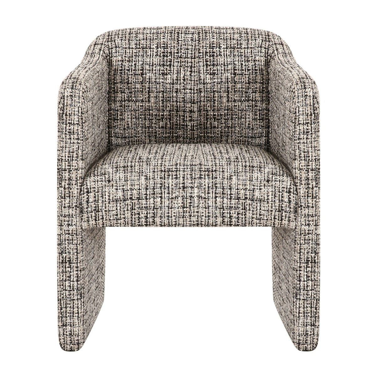 Beige/Black Varigated Dining Chair | OROA Modern Oldford | Oroa.com