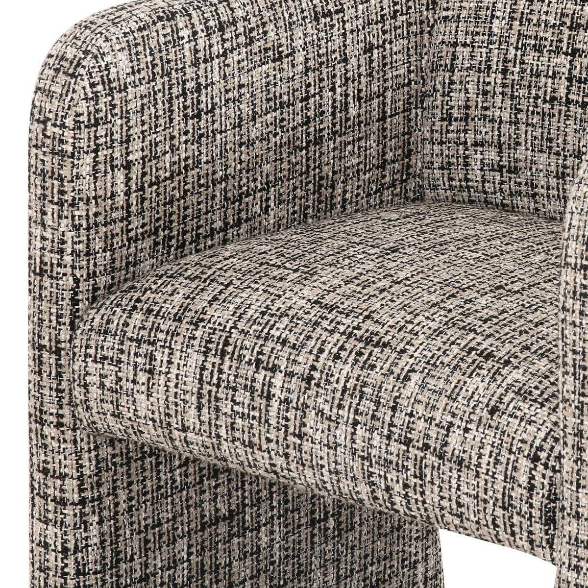 Beige/Black Varigated Dining Chair | OROA Modern Oldford | Oroa.com