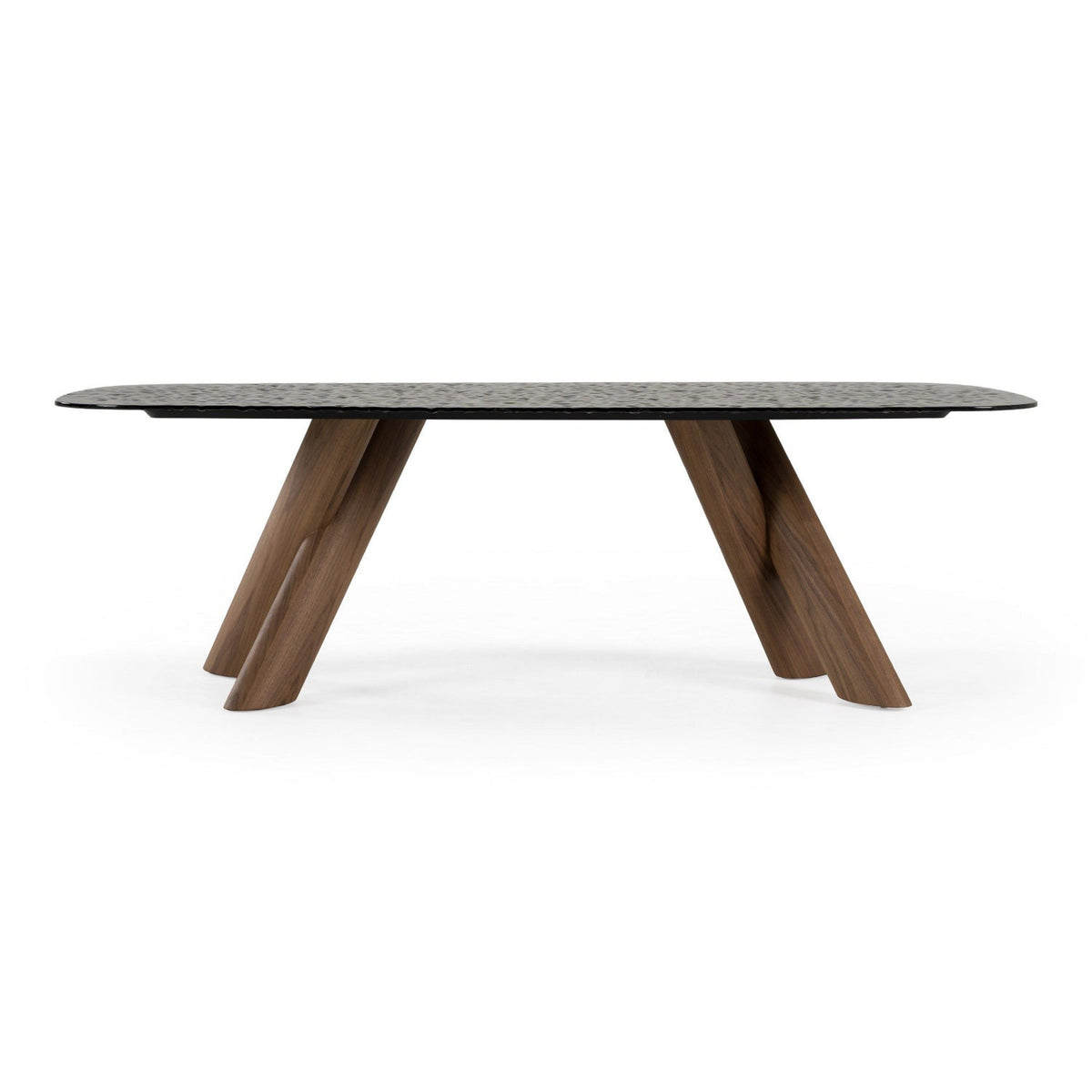Modern European furniture - Gray Glass Dining Table - www.oroa.com