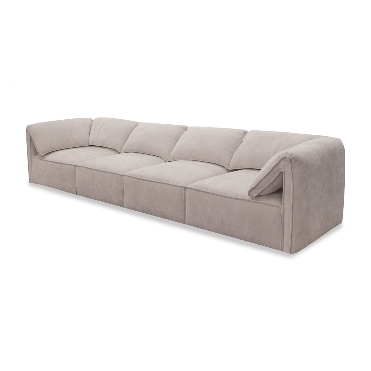 Gray Fabric Sectional Sofa | OROA Modern Gene