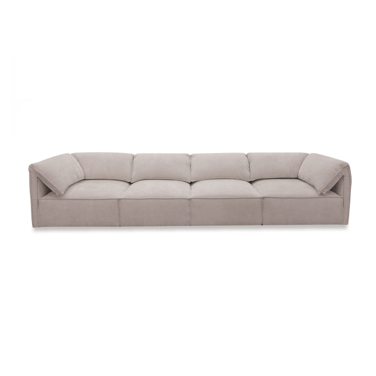 Gray Fabric Sectional Sofa | OROA Modern Gene