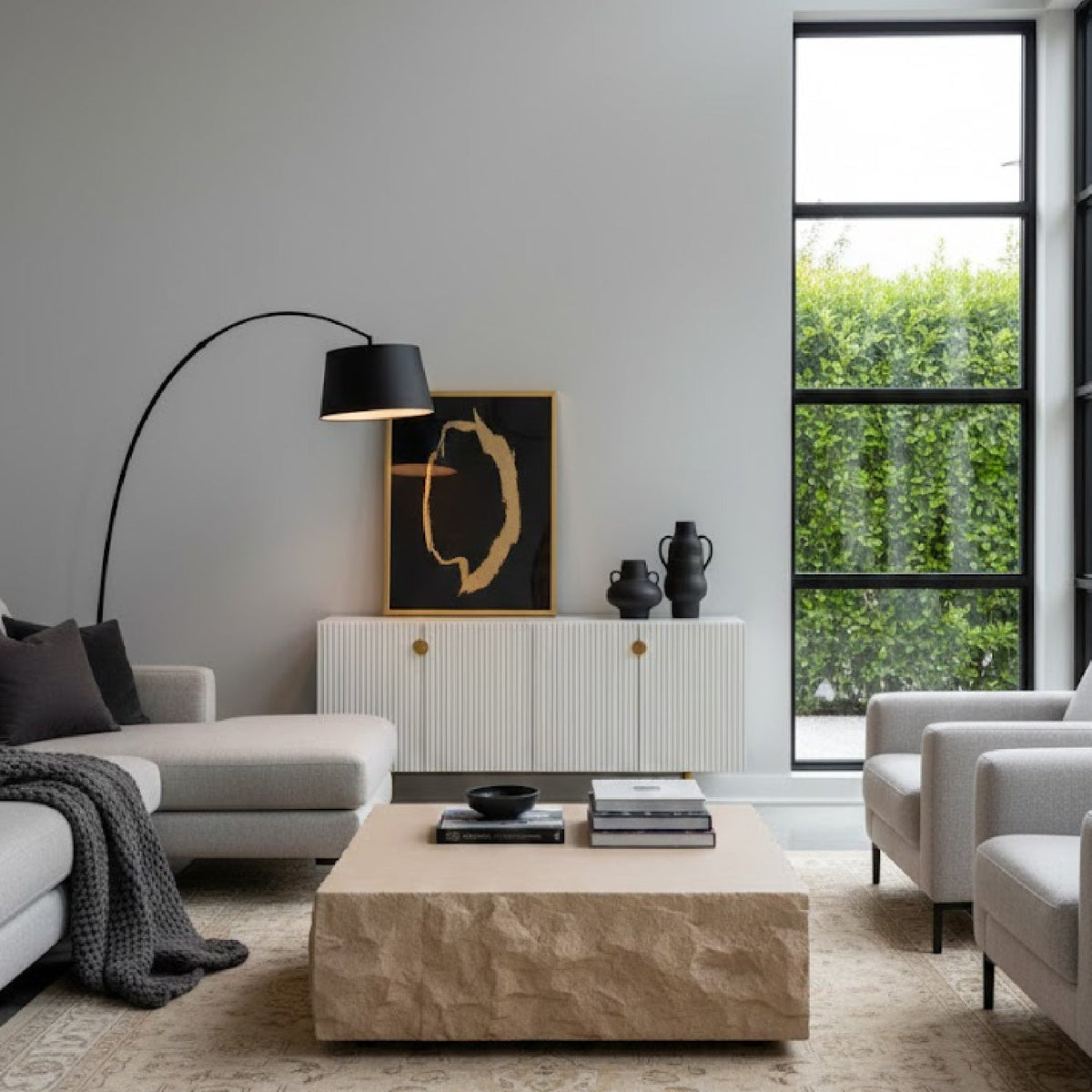 Square Fiberglass Coffee Table | OROA Modern Quarry | Oroa.com