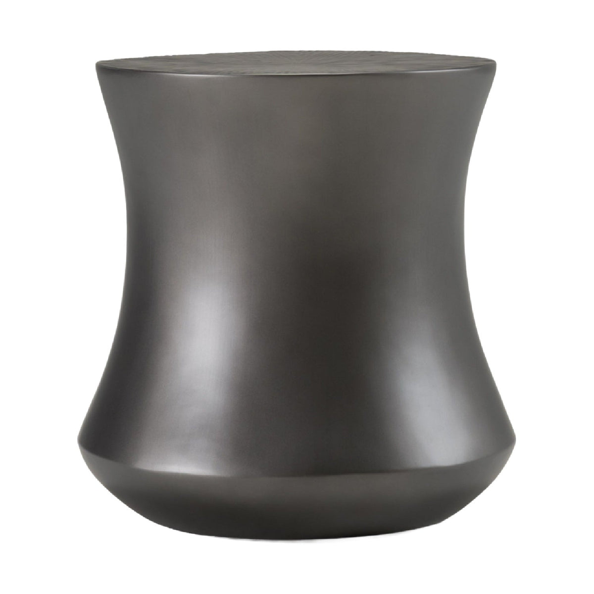 Antique Gray Fiberglass End Table | OROA Modern Airdrie