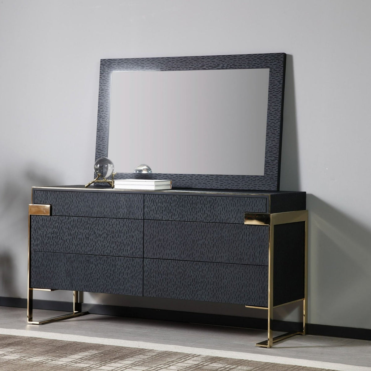 6-Drawer Wenge Oak Dresser | OROA Modern Rothsay