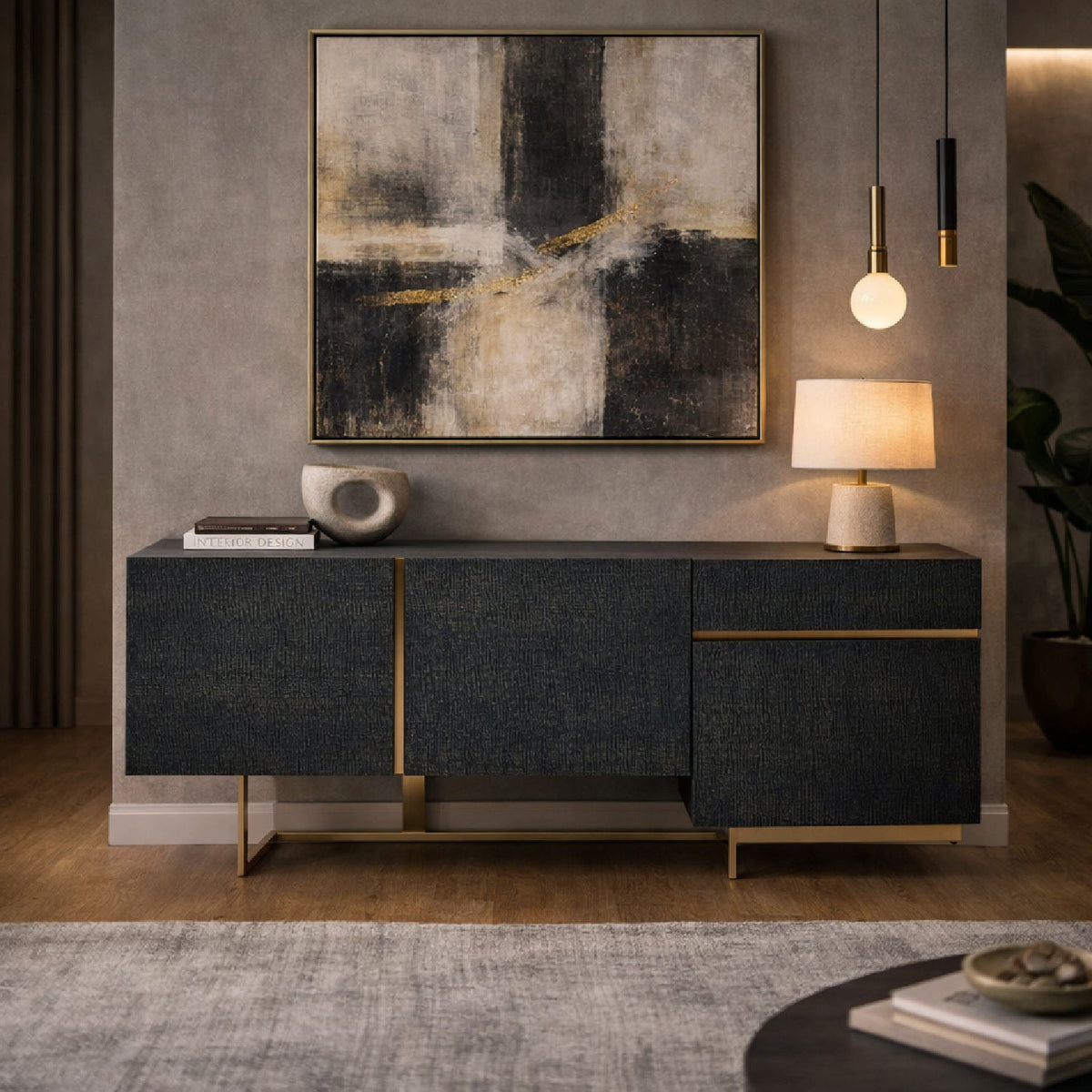 Black Ash Sideboard | OROA Modern Tasha