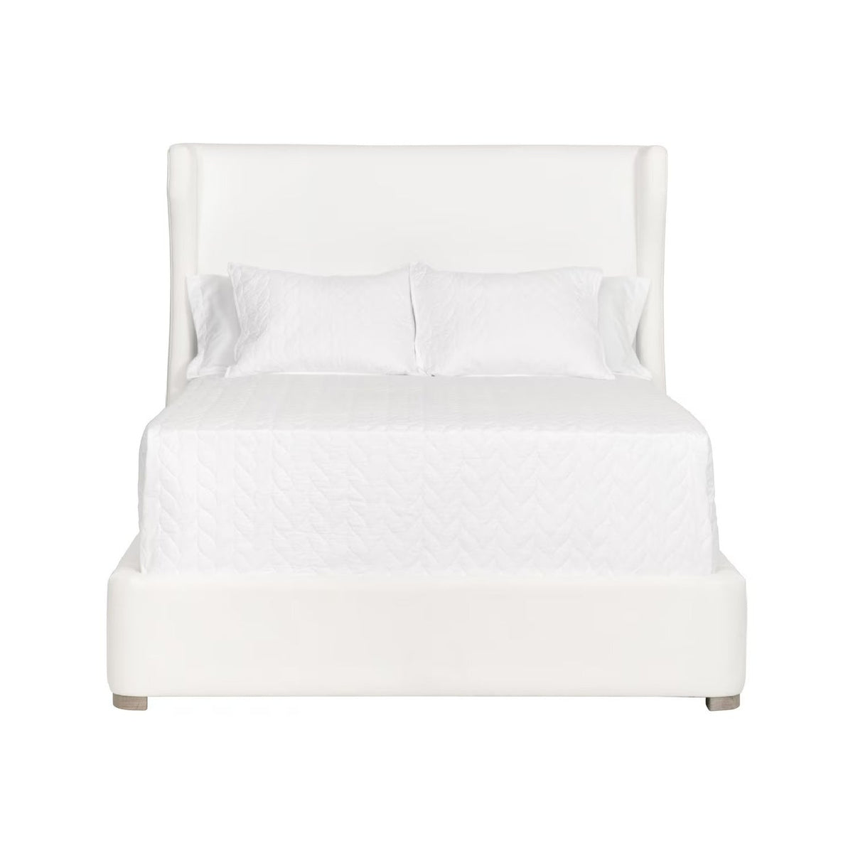 White Upholstered Bed | Living Essentials Balboa