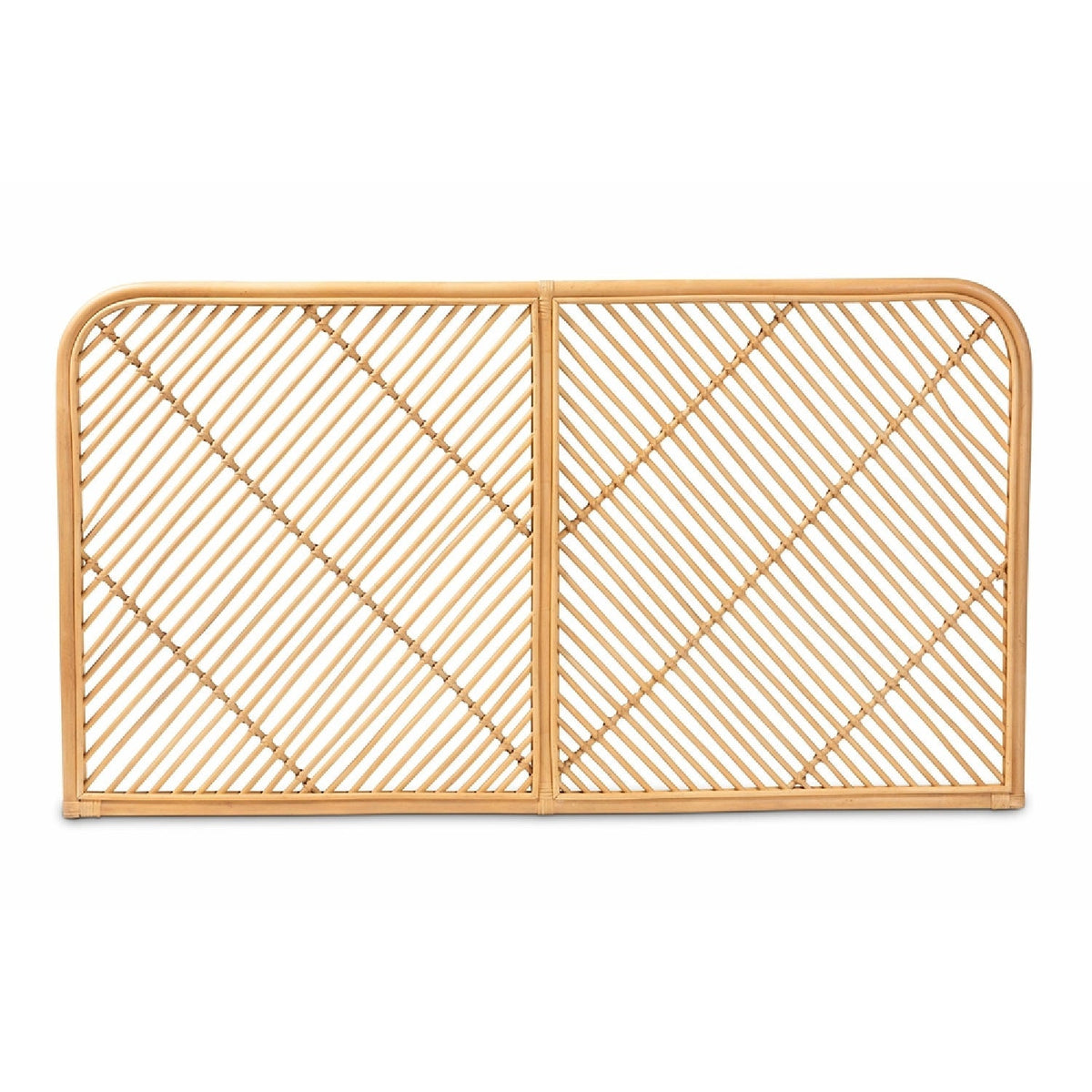 Modern European furniture - Natural Rattan Queen Size Headboard - www.oroa.com
